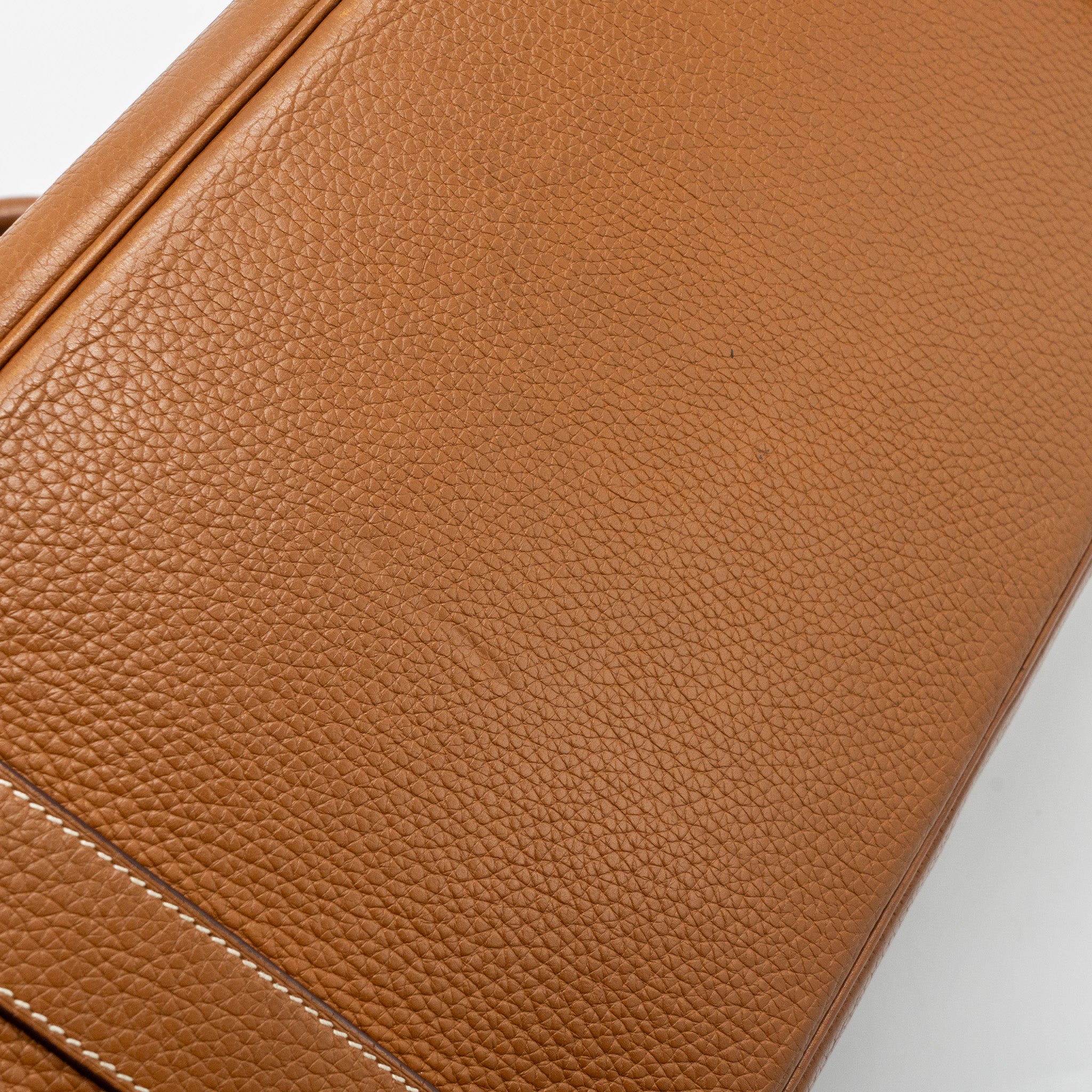 HERMES SHOULDER BIRKIN CLEMENCE GOLD SHW