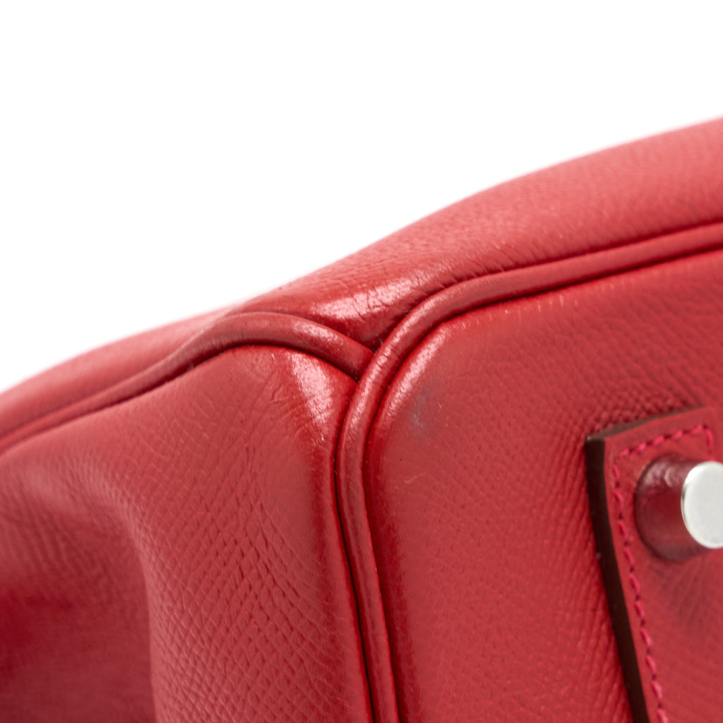 HERMES BIRKIN 35 EPSOM RED SHW