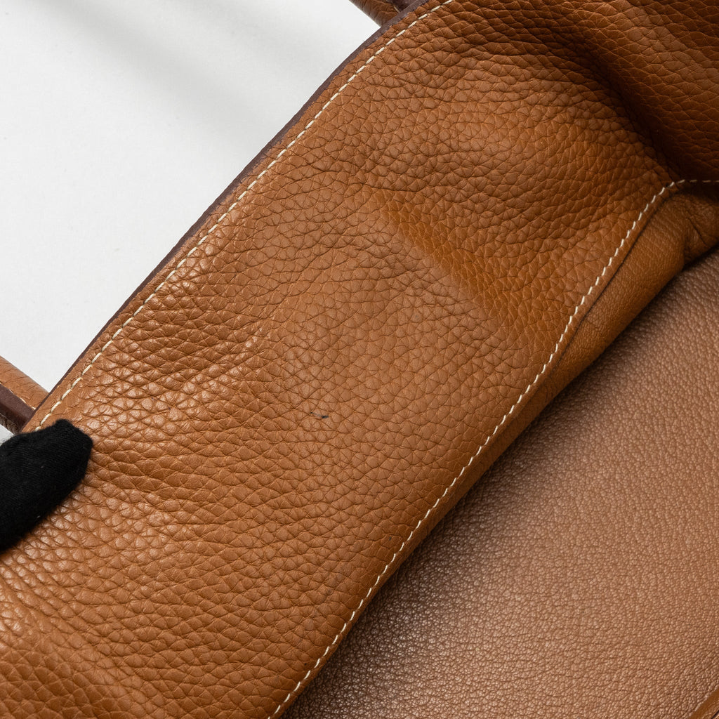 HERMES SHOULDER BIRKIN CLEMENCE GOLD SHW