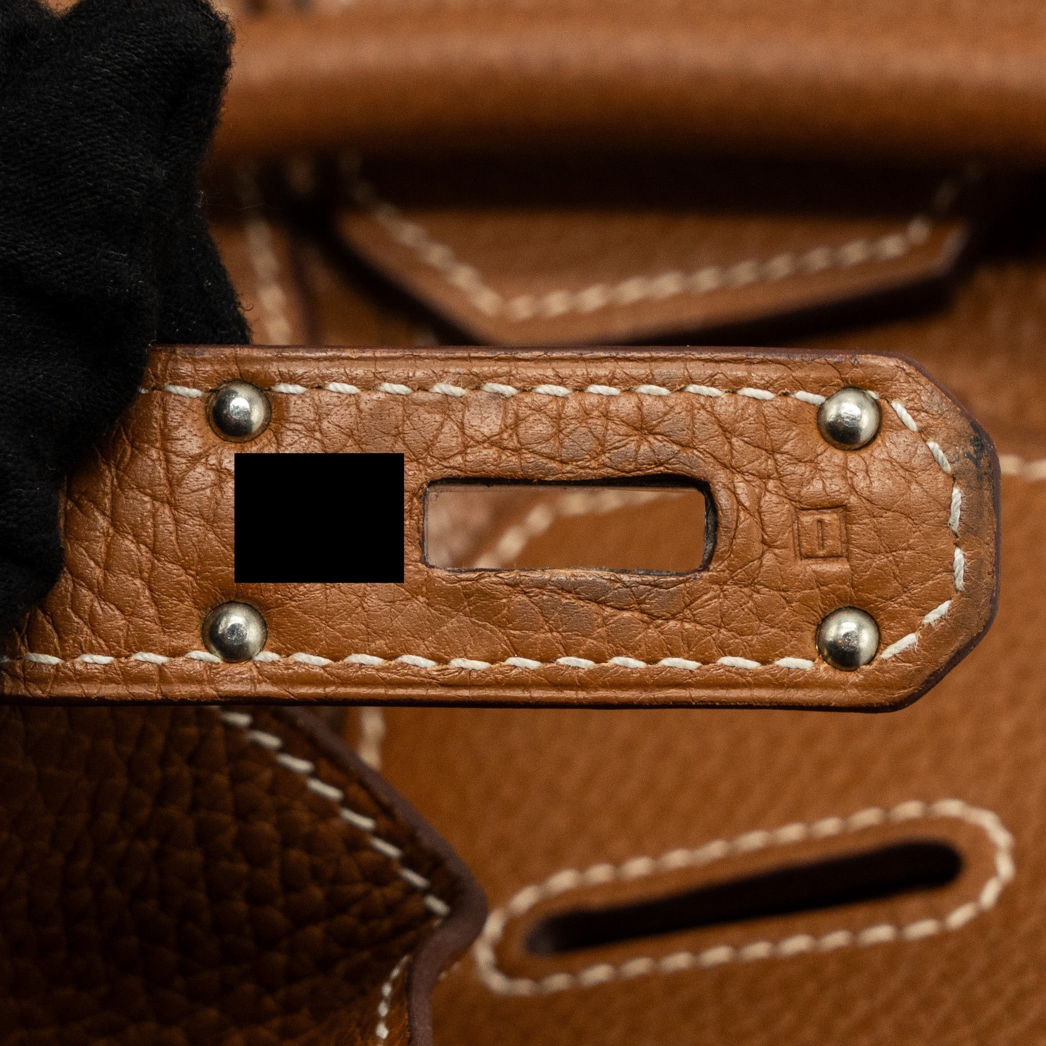 HERMES SHOULDER BIRKIN CLEMENCE GOLD SHW