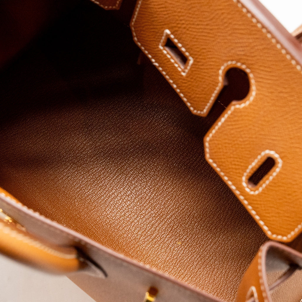 HERMES BIRKIN 25 EPSOM GOLD GHW