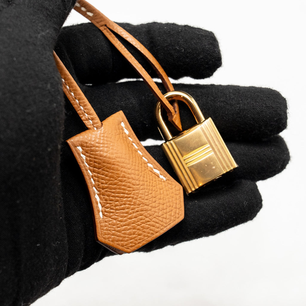 HERMES BIRKIN 25 EPSOM GOLD GHW