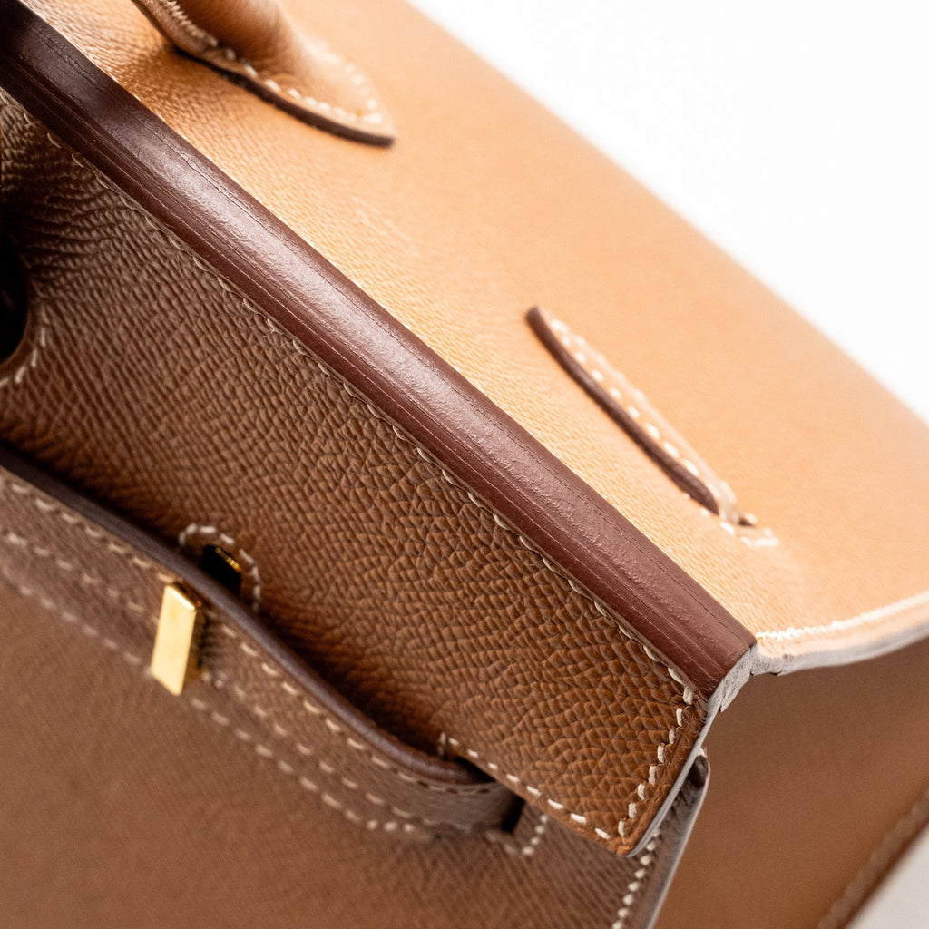 HERMES BIRKIN 25 EPSOM GOLD GHW