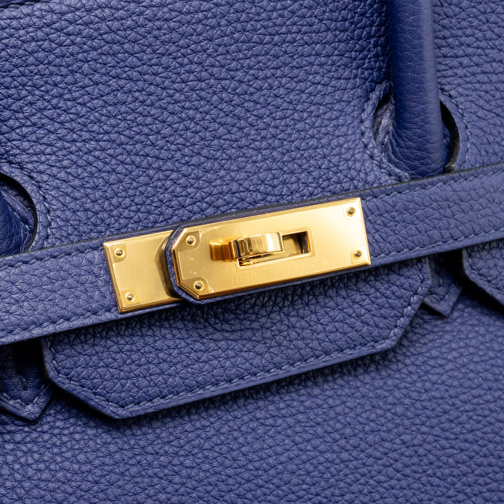 HERMES BIRKIN 35 TOGO BLUE GHW
