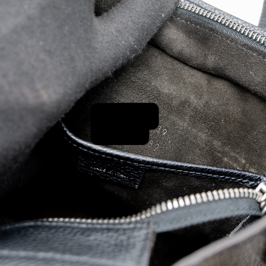 NANO LUGGAGE BAG CALFSKIN BLACK SHW