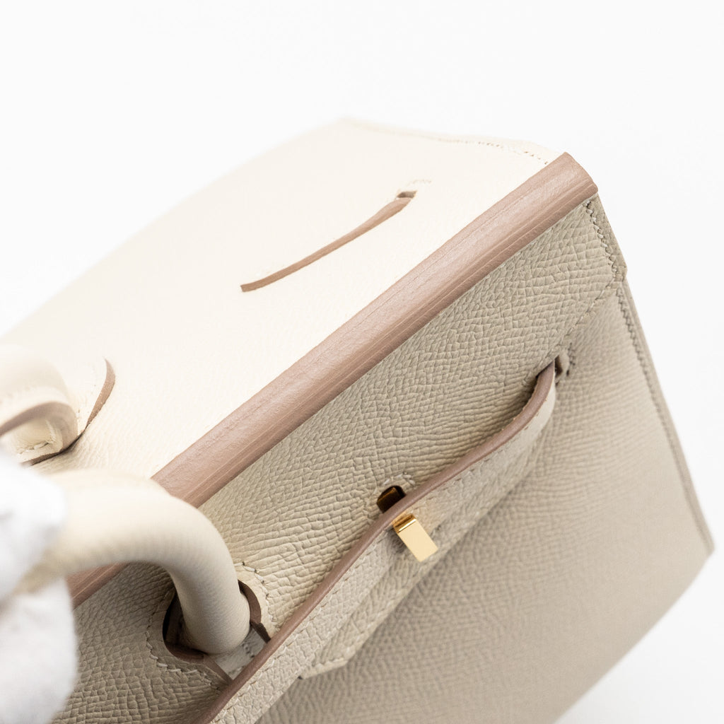 HERMES BIRKIN 25 SELLIER EPSOM CRAIE GHW