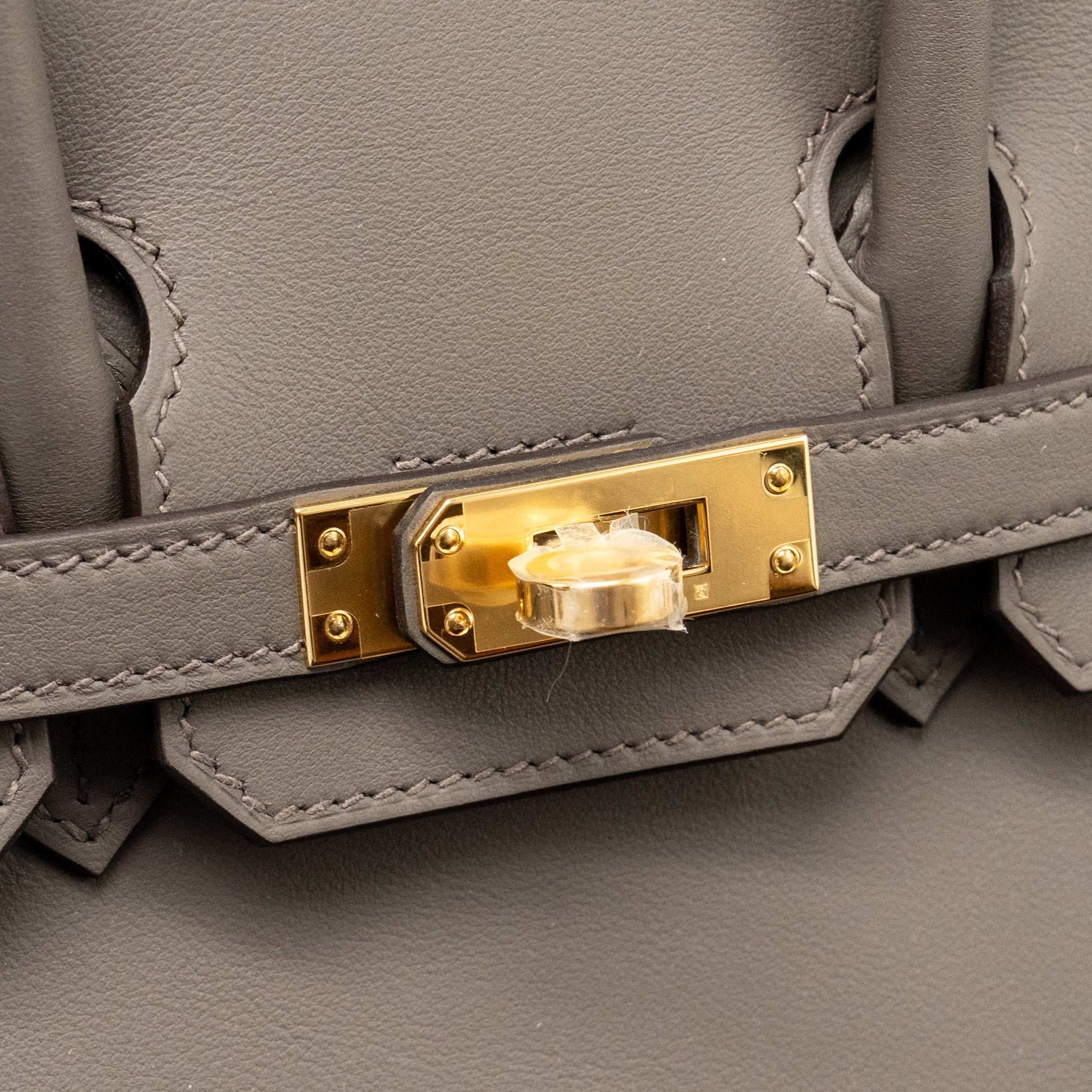 HERMES BIRKIN 25 SWIFT 8F GRIS ETAIN GHW