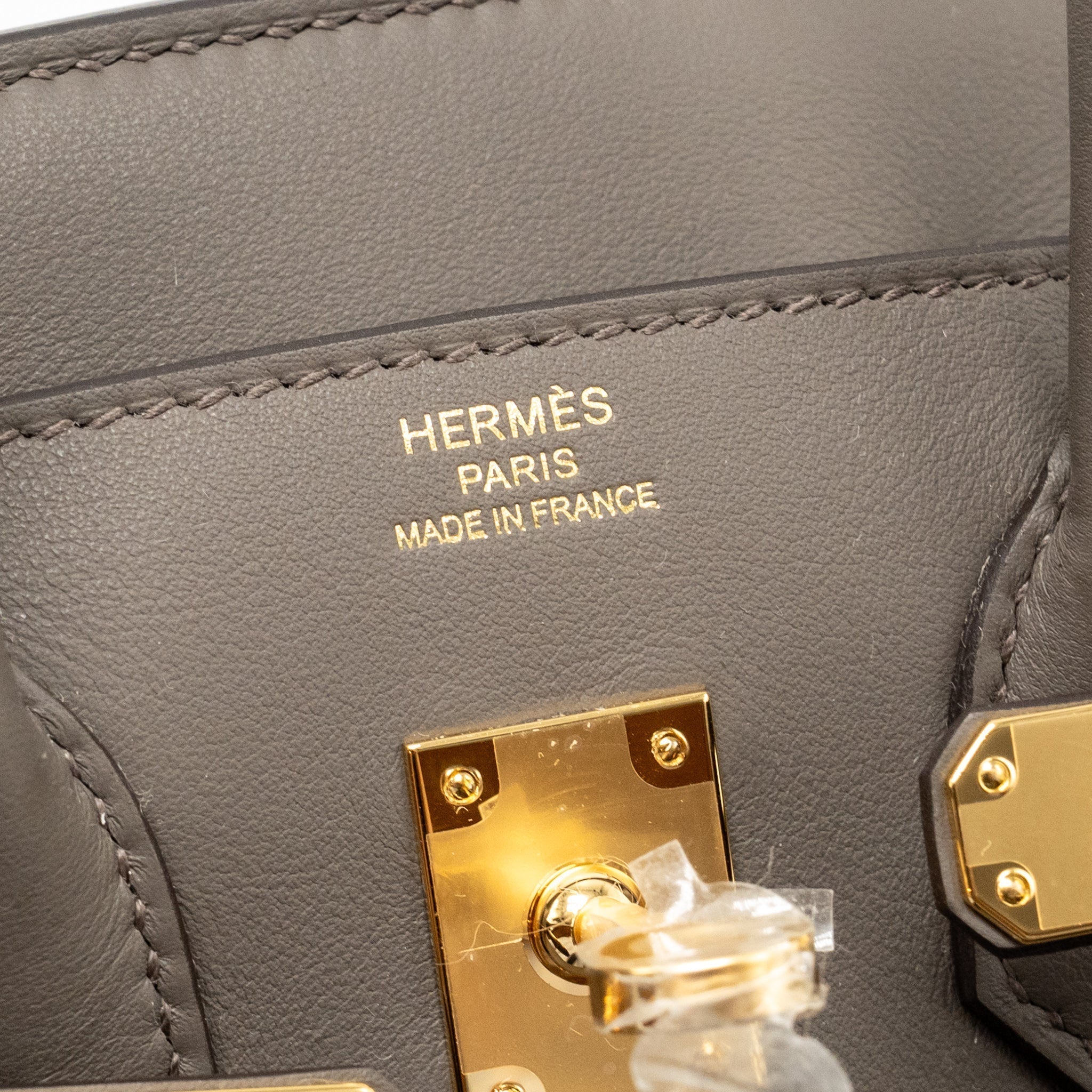 HERMES BIRKIN 25 SWIFT 8F GRIS ETAIN GHW
