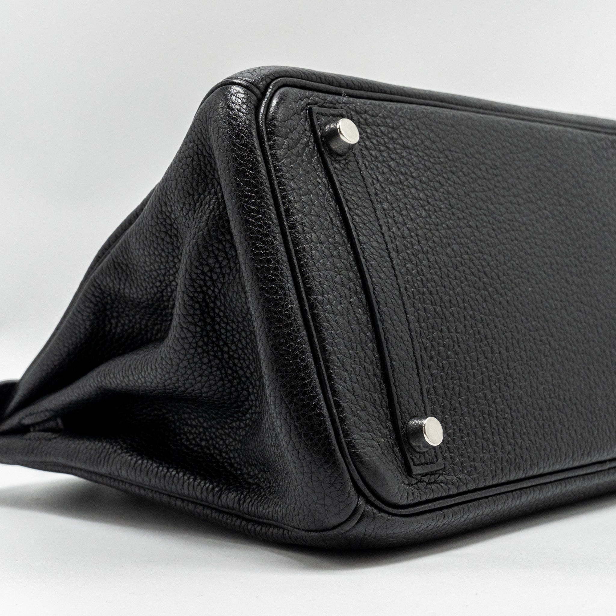 HERMES BIRKIN 30 CLEMENCE BLACK SHW