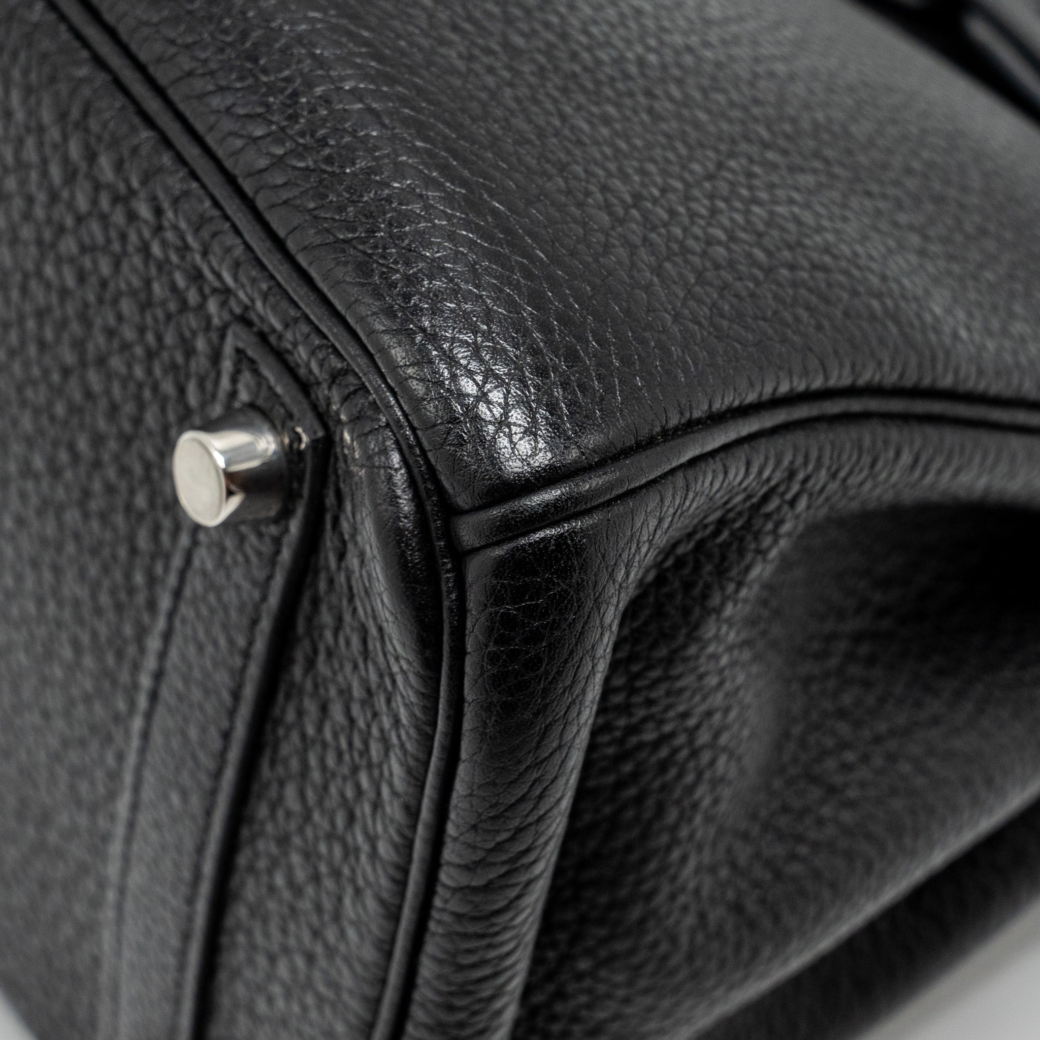 HERMES BIRKIN 30 CLEMENCE BLACK SHW
