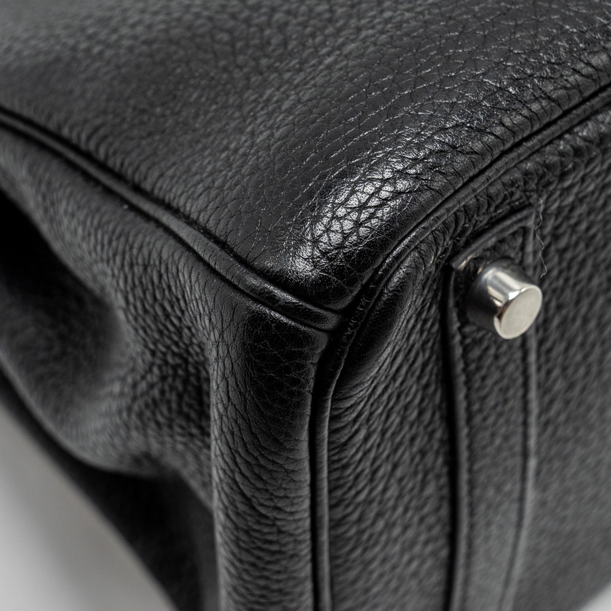 HERMES BIRKIN 30 CLEMENCE BLACK SHW