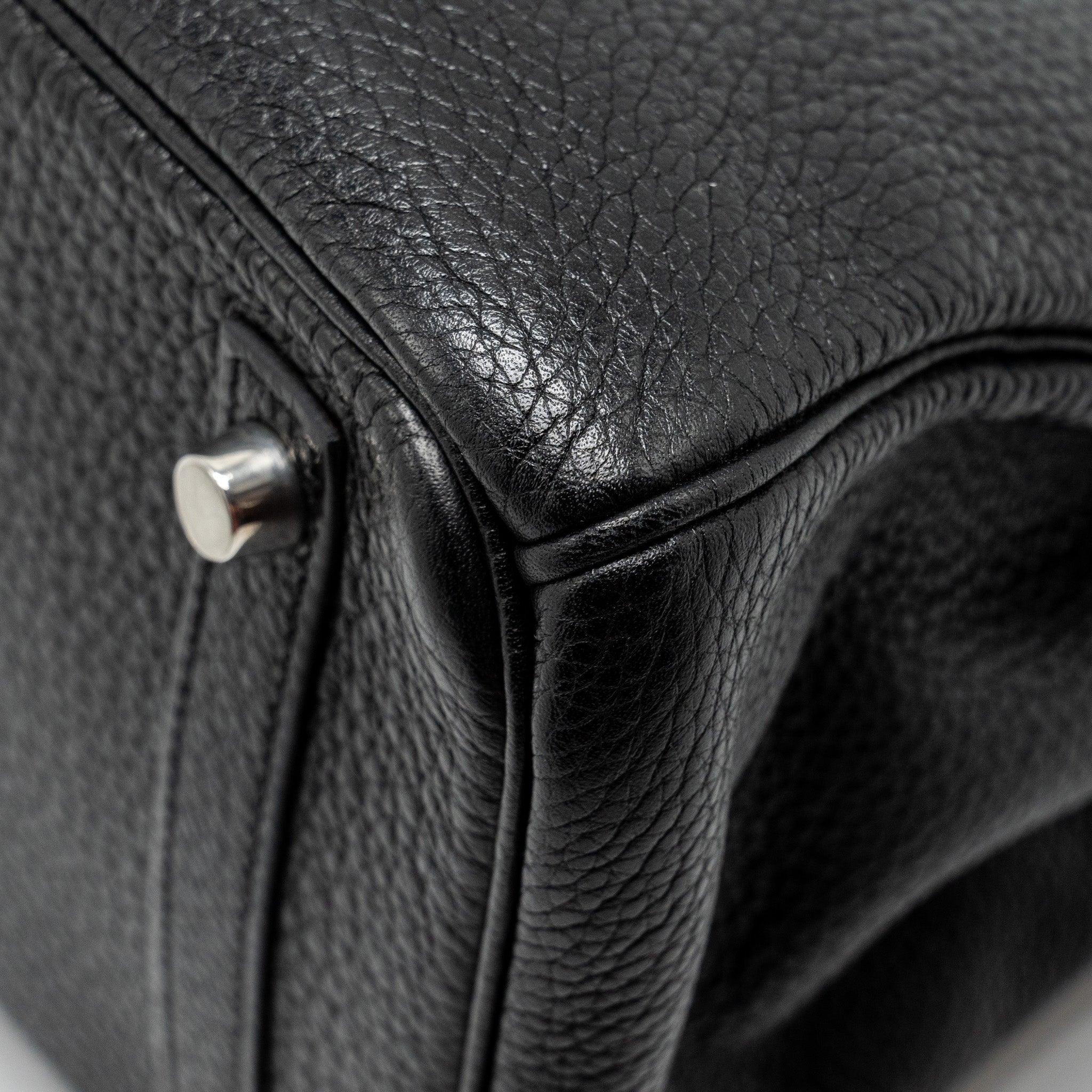 HERMES BIRKIN 30 CLEMENCE BLACK SHW