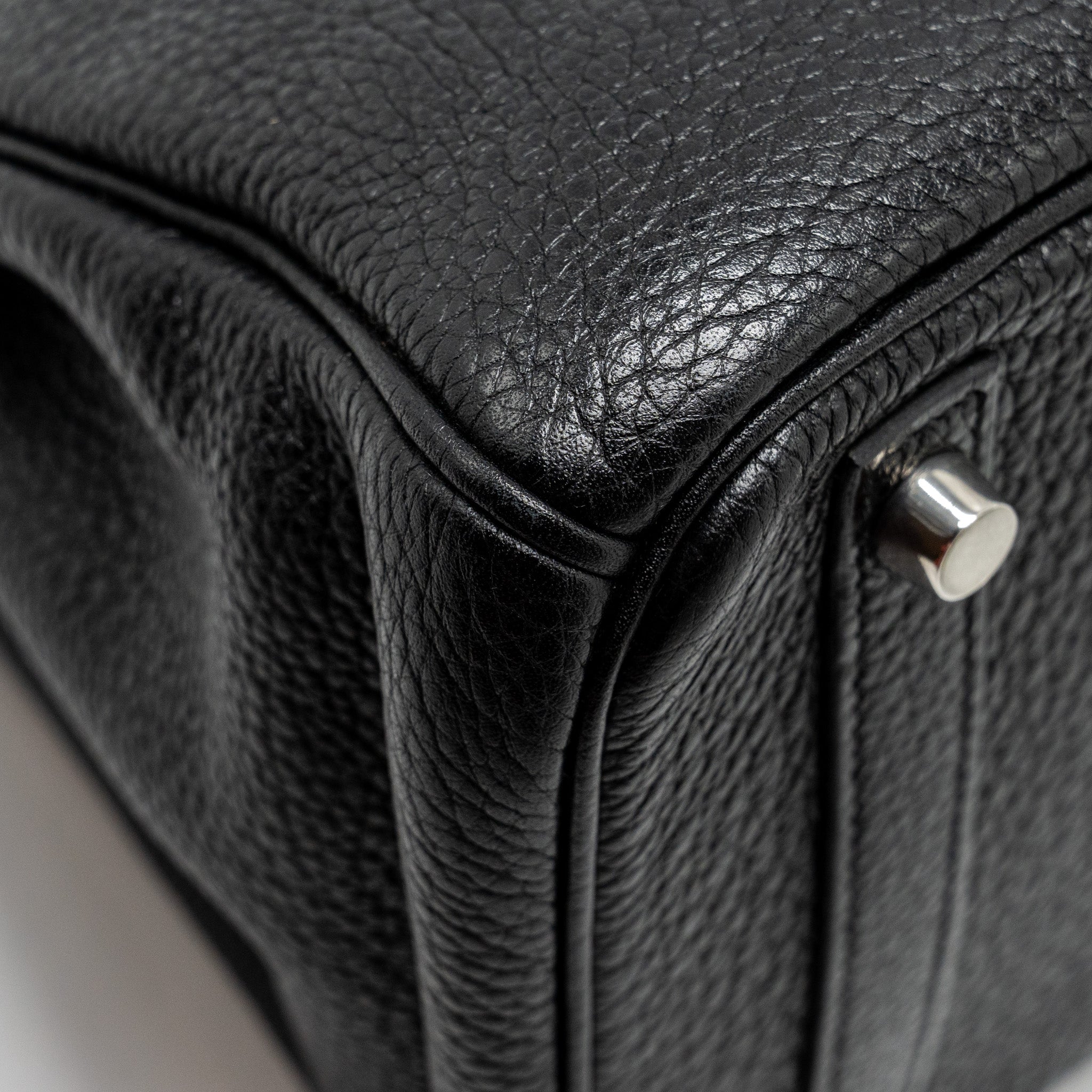 HERMES BIRKIN 30 CLEMENCE BLACK SHW