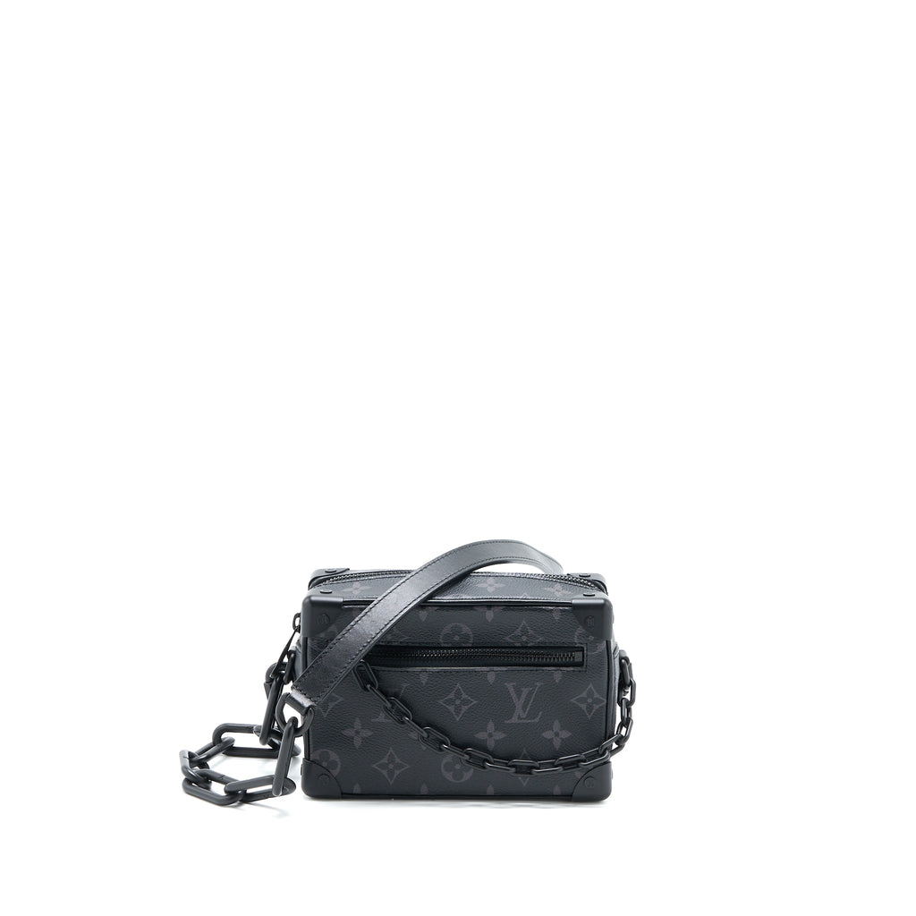MINI SOFT TRUNK MONOGRAM ECLIPSE CANVAS BLACK HARDWARE
