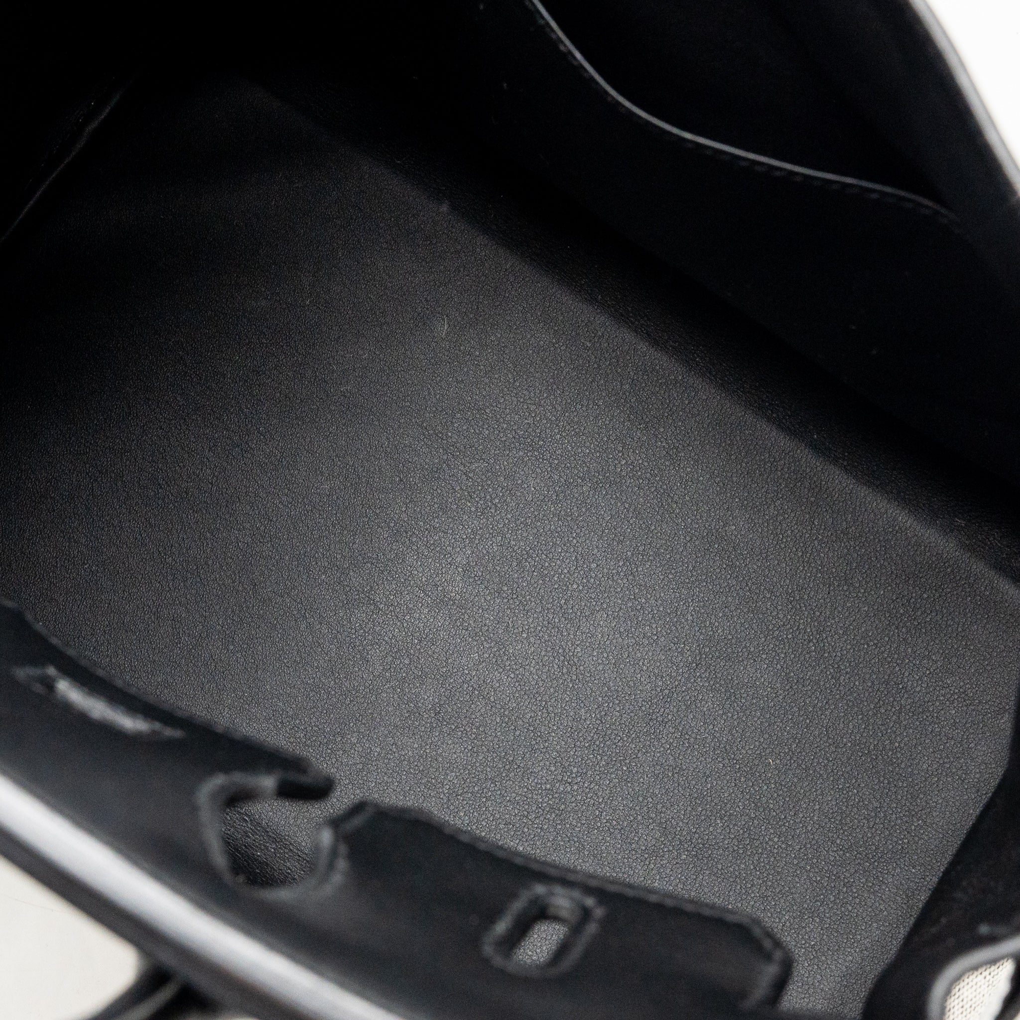 HERMES BIRKIN 25 TOILE SWIFT/CANVAS ECRU-NOIR/NOIR SHW