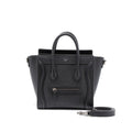NANO LUGGAGE BAG CALFSKIN BLACK SHW