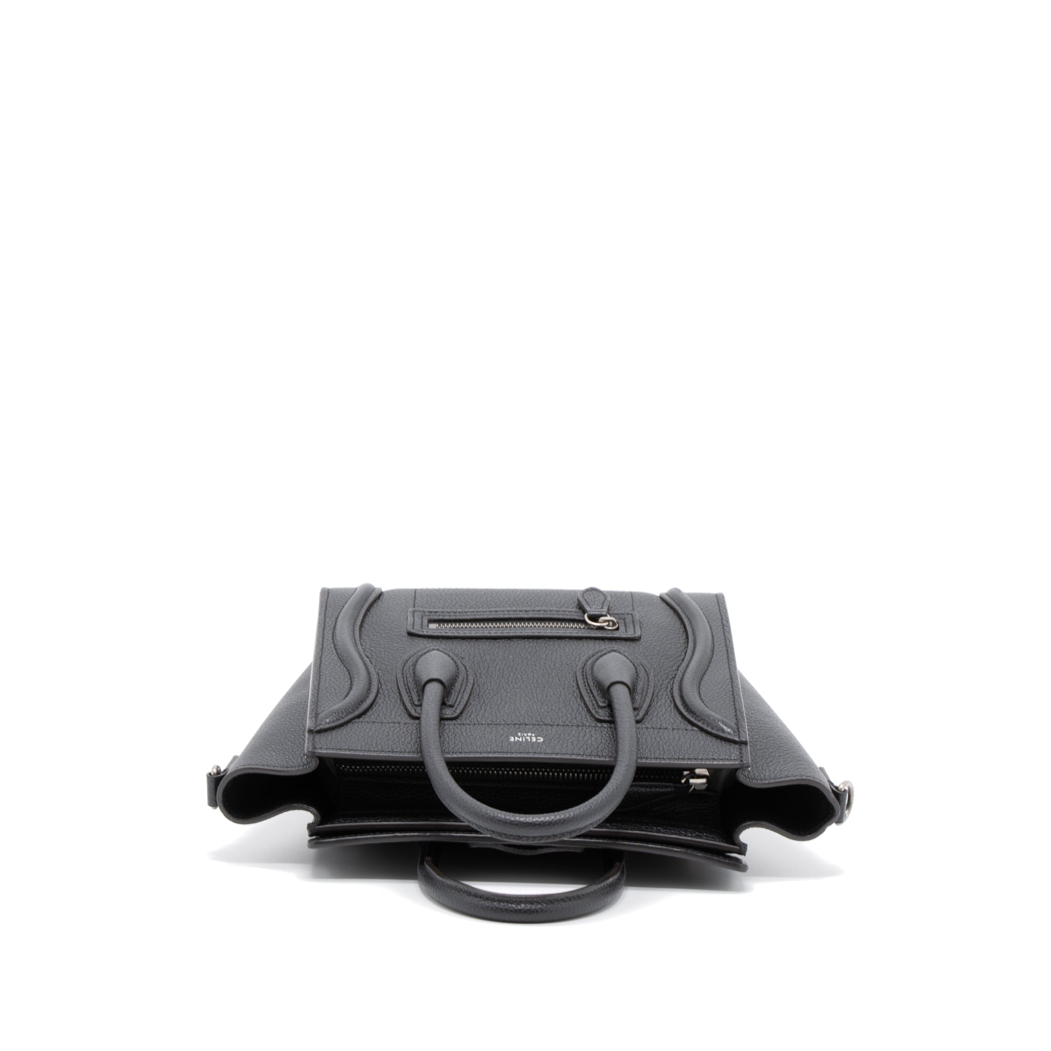 NANO LUGGAGE BAG CALFSKIN BLACK SHW