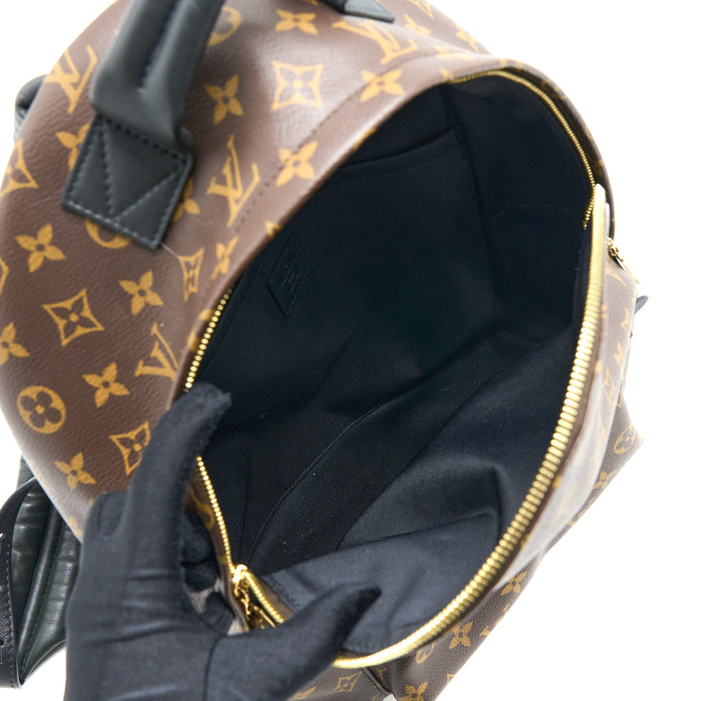 PALM SPRING BACKPACK MM MONOGRAM CANVAS GHW