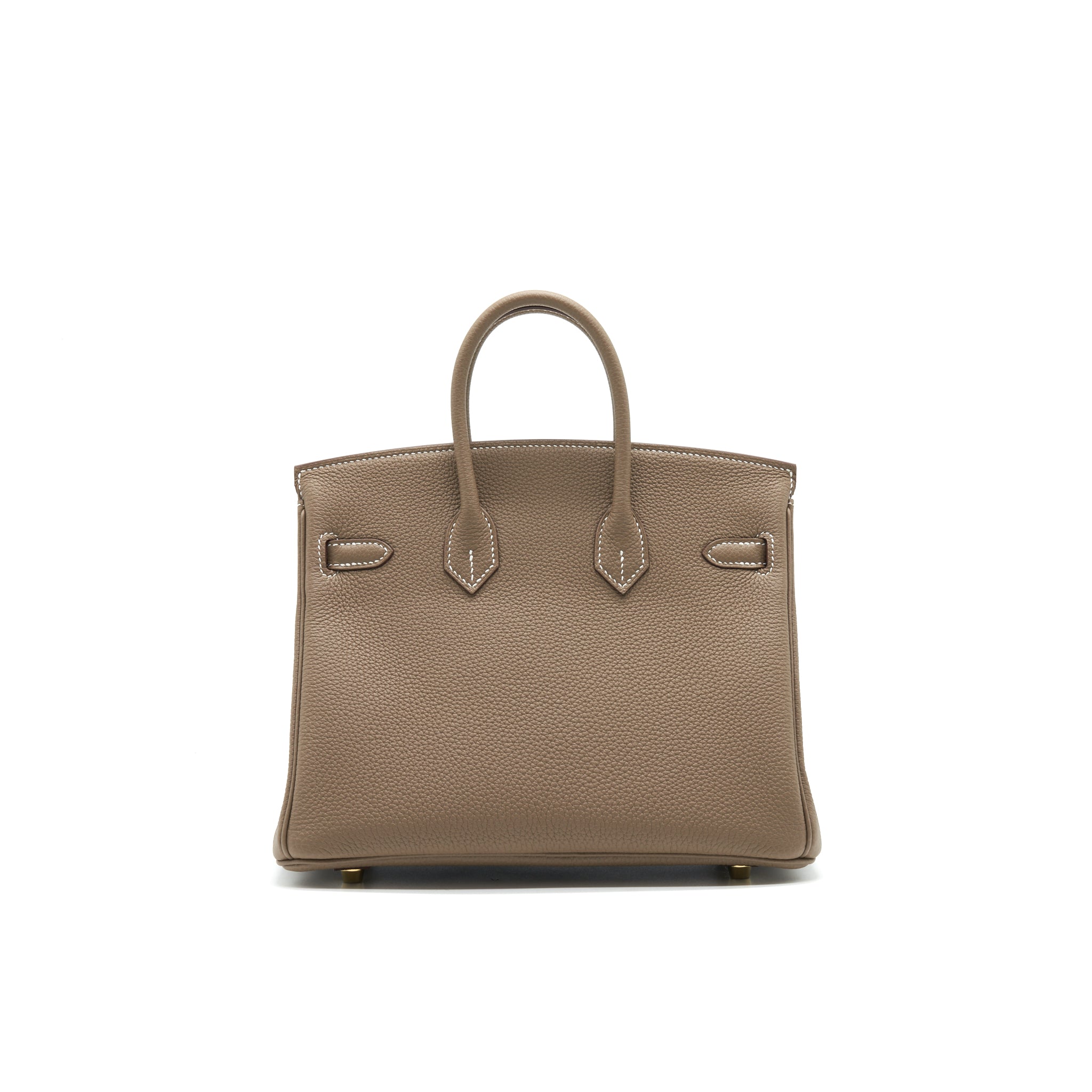 HERMES BIRKIN 25 TOGO LEATHER ETOUPE GHW