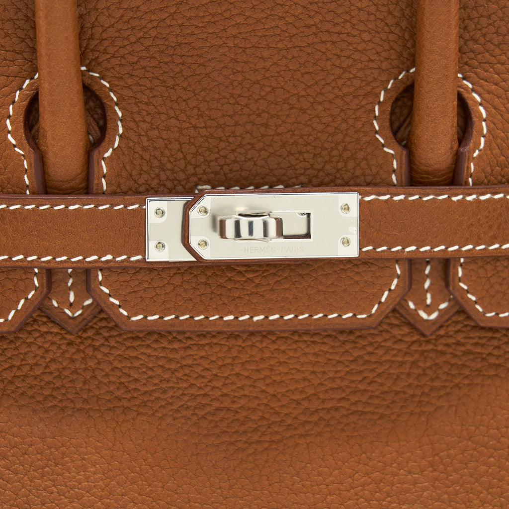 HERMES BIRKIN 25 BARENIA FAUBOURG 34 FAUVE SHW