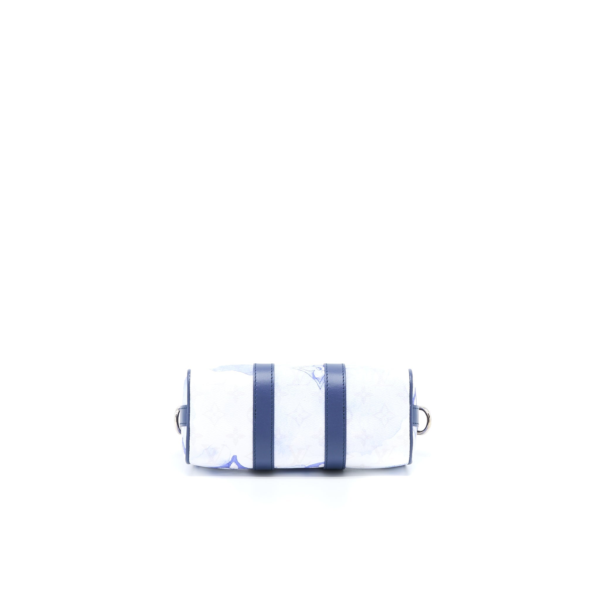 KEEPALL XS MONOGRAM WATERCOLOUR BLUE CANVAS SHW