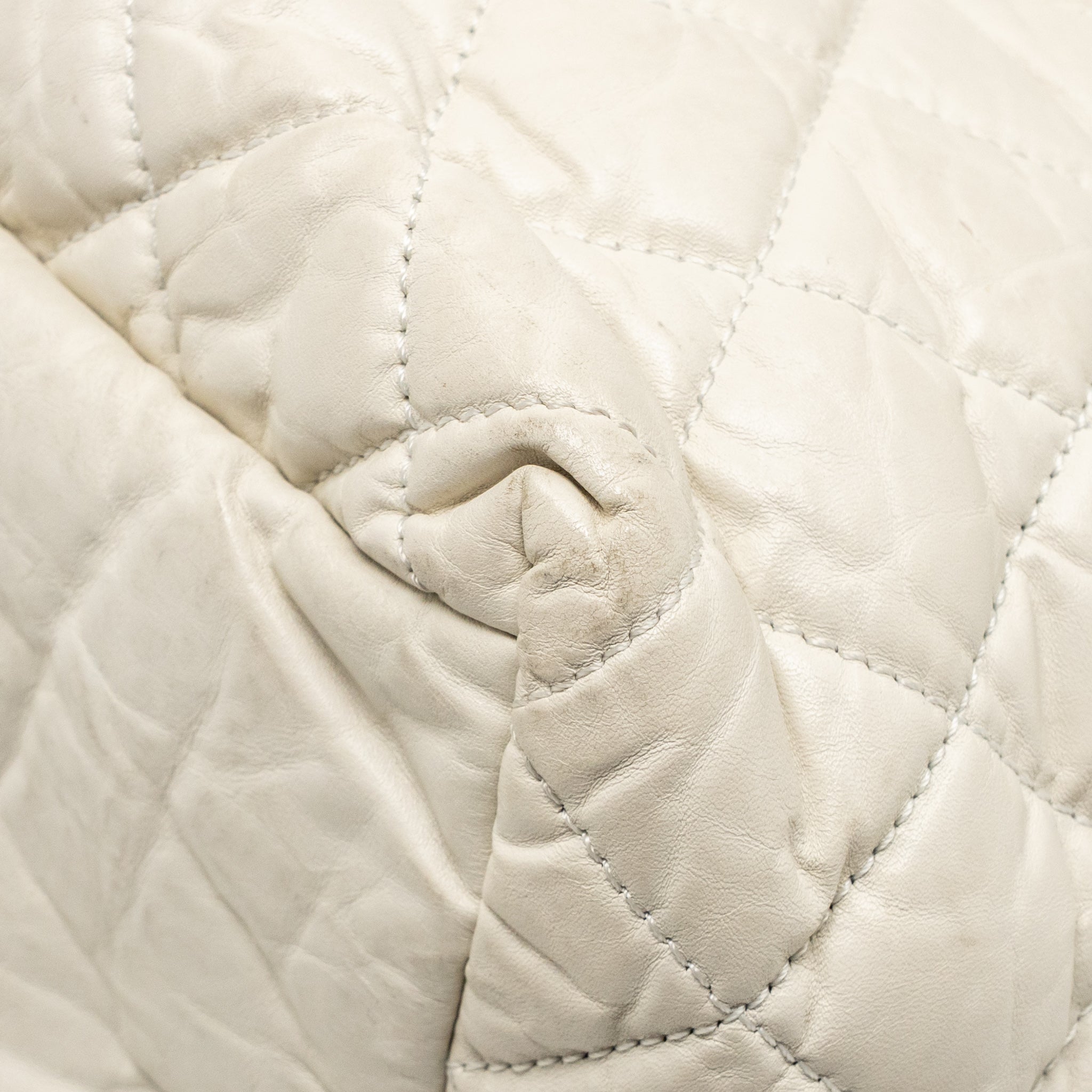 COCOON TRAVEL TOTE BAG CALFSKIN WHITE SHW