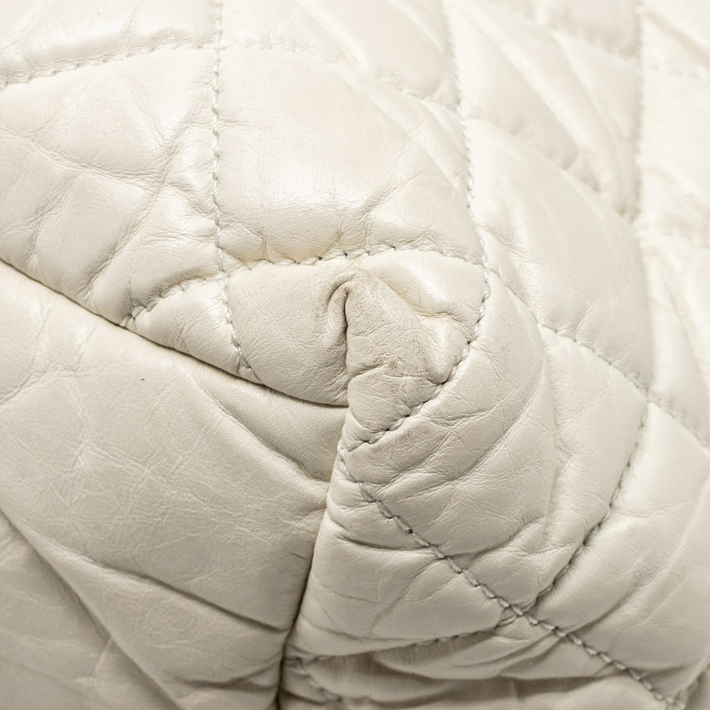 COCOON TRAVEL TOTE BAG CALFSKIN WHITE SHW