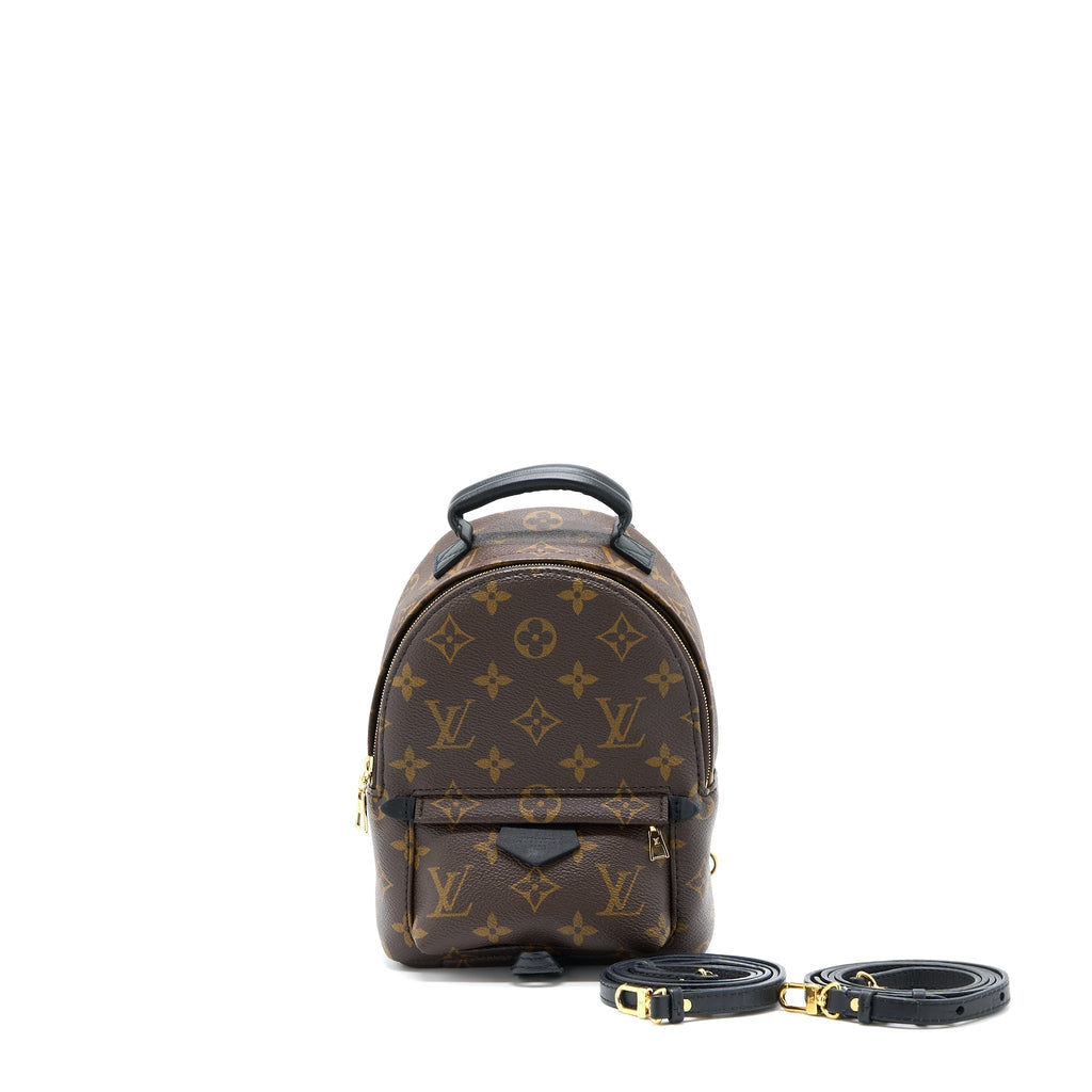 MINI PALM SPRING BACKPACK MONOGRAM CANVAS GHW