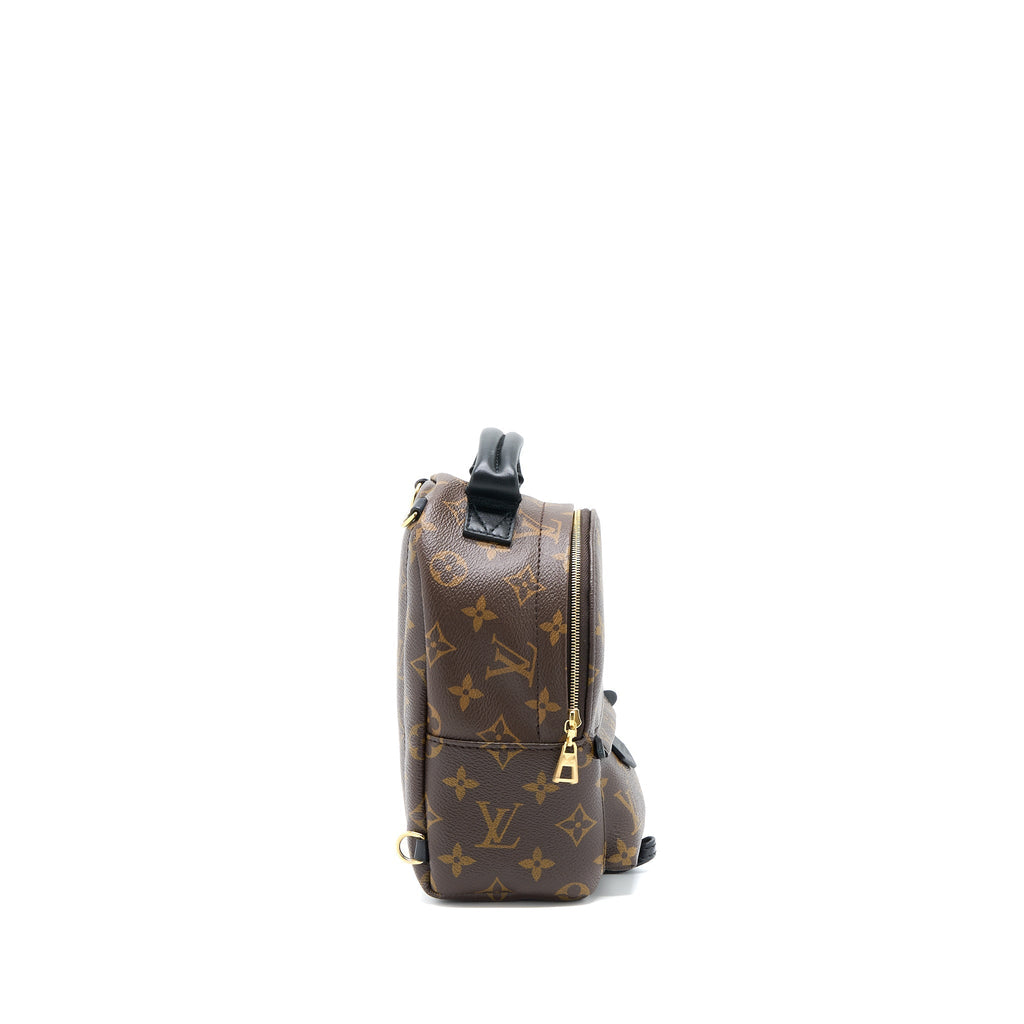 MINI PALM SPRING BACKPACK MONOGRAM CANVAS GHW