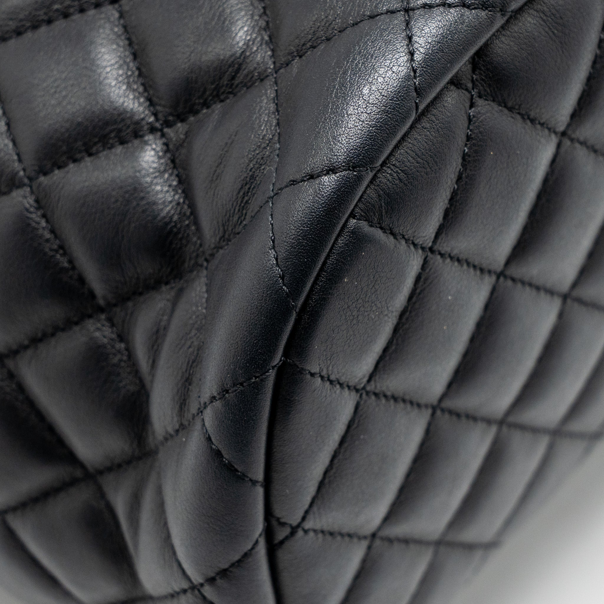 SMALL URBAN SPIRIT QUILTED BACKPACK CALFSKIN BLACK GHW