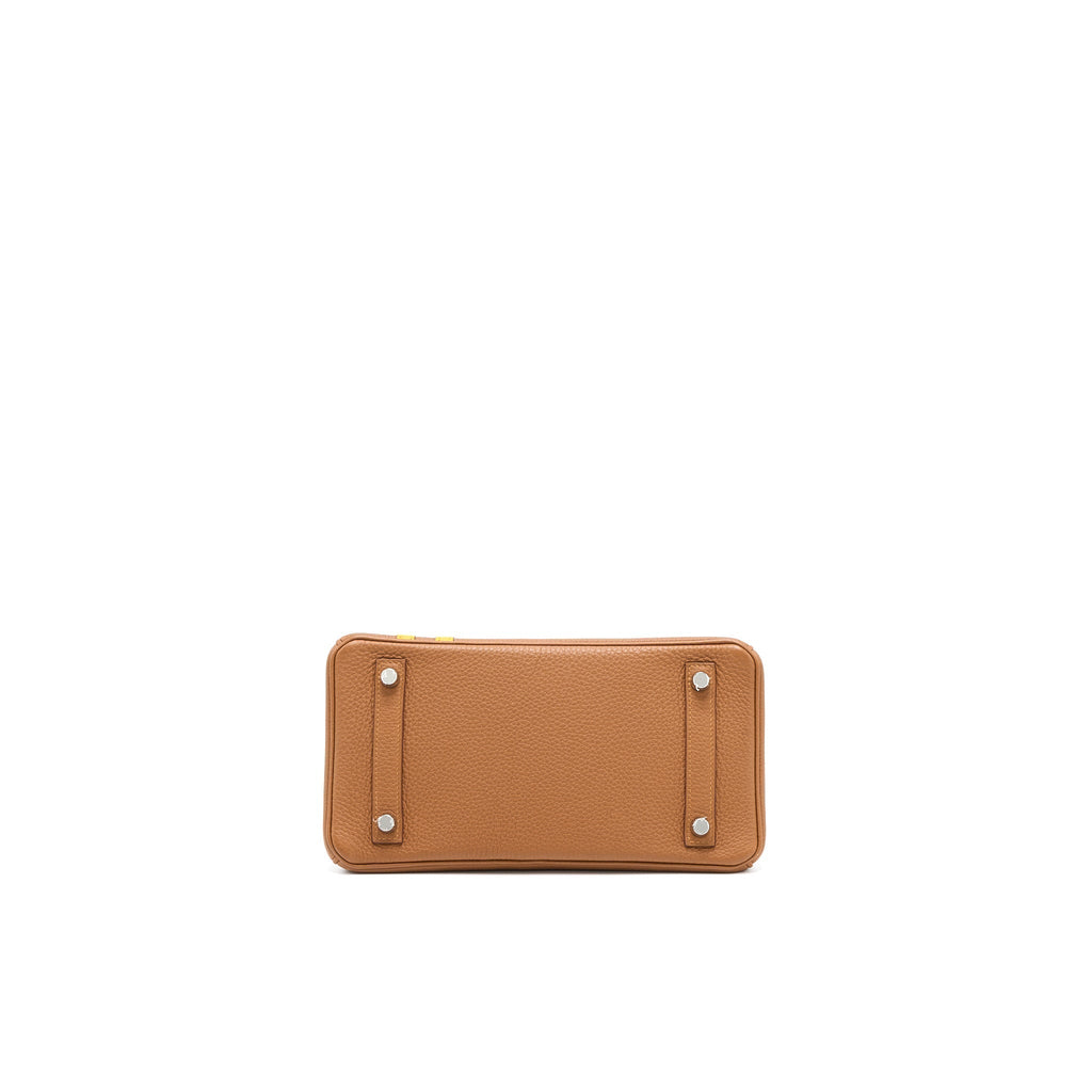 HERMES BIRKIN 25 OFFICER TOGO/SWIFT GOLD/AMBRE SHW