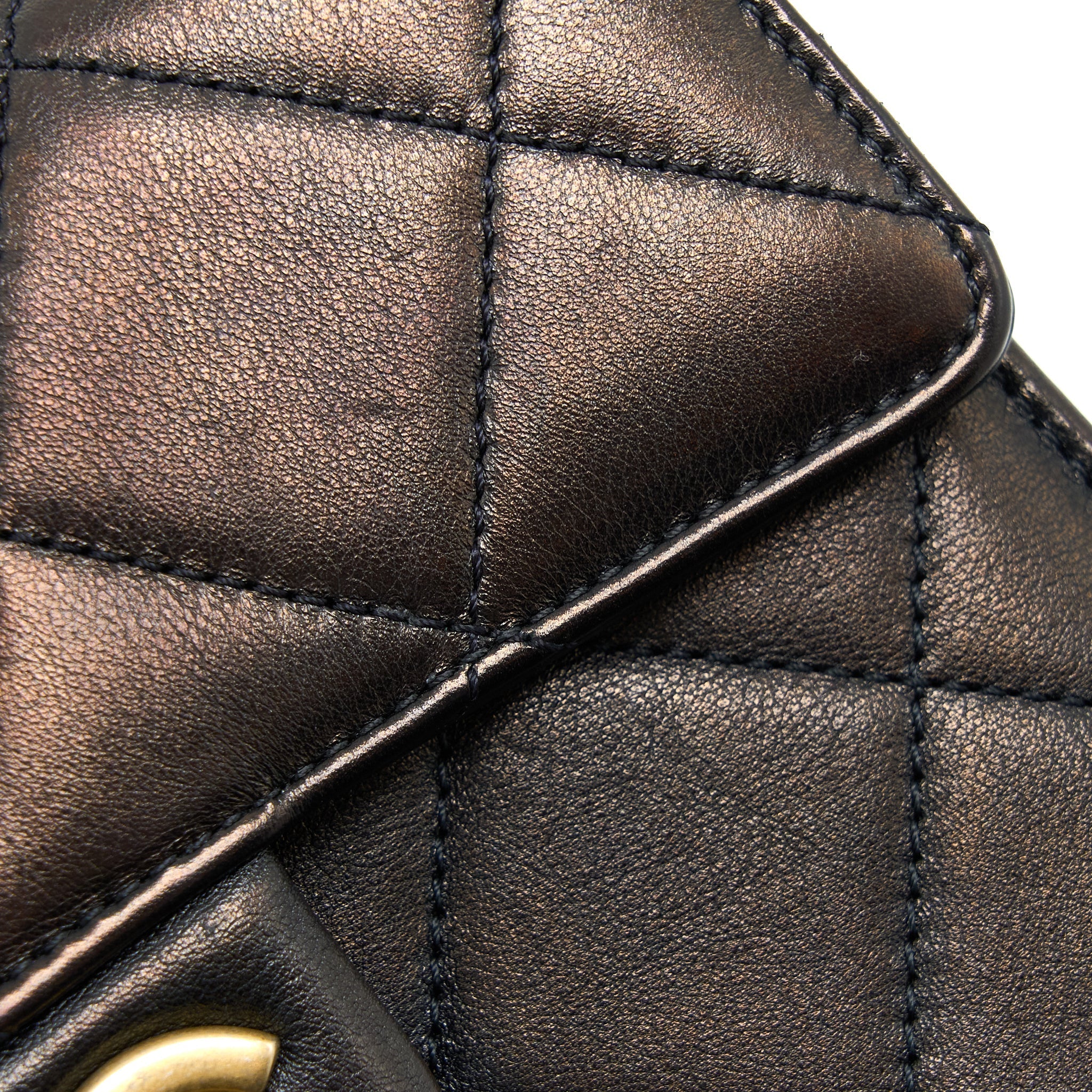 21S MOON MESSENGER BAG CALFSKIN BLACK GHW