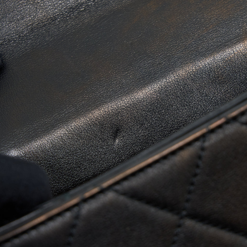 21S MOON MESSENGER BAG CALFSKIN BLACK GHW