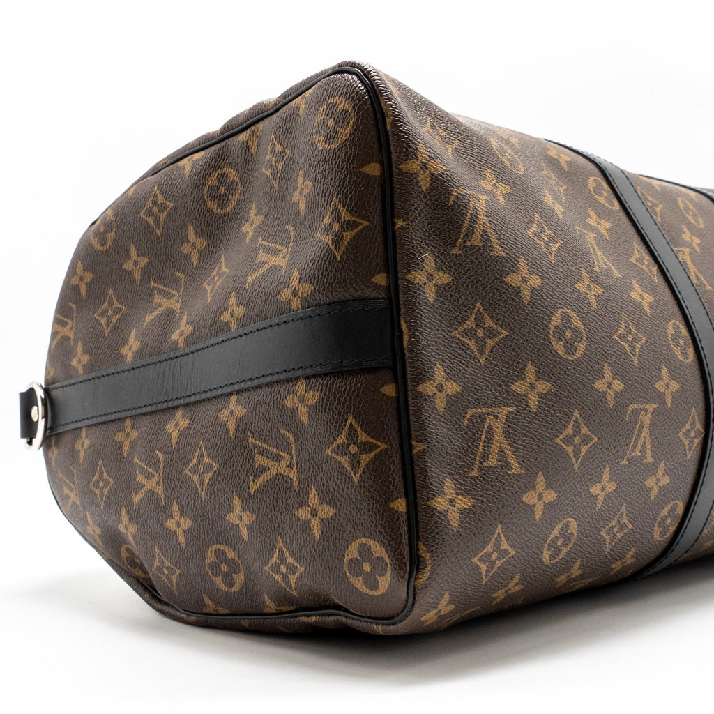KEEPALL BANDOULIERE 45 MONOGRAM MACASSAR SHW