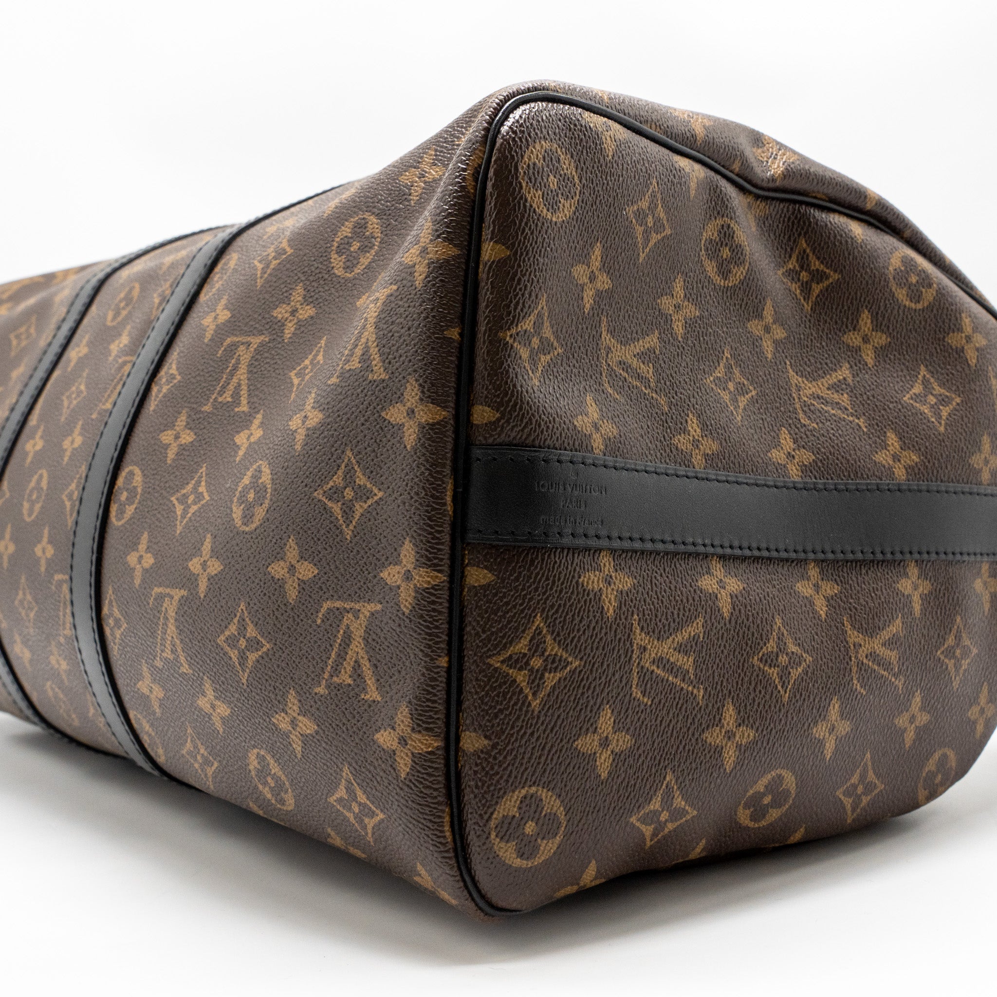 KEEPALL BANDOULIERE 45 MONOGRAM MACASSAR SHW