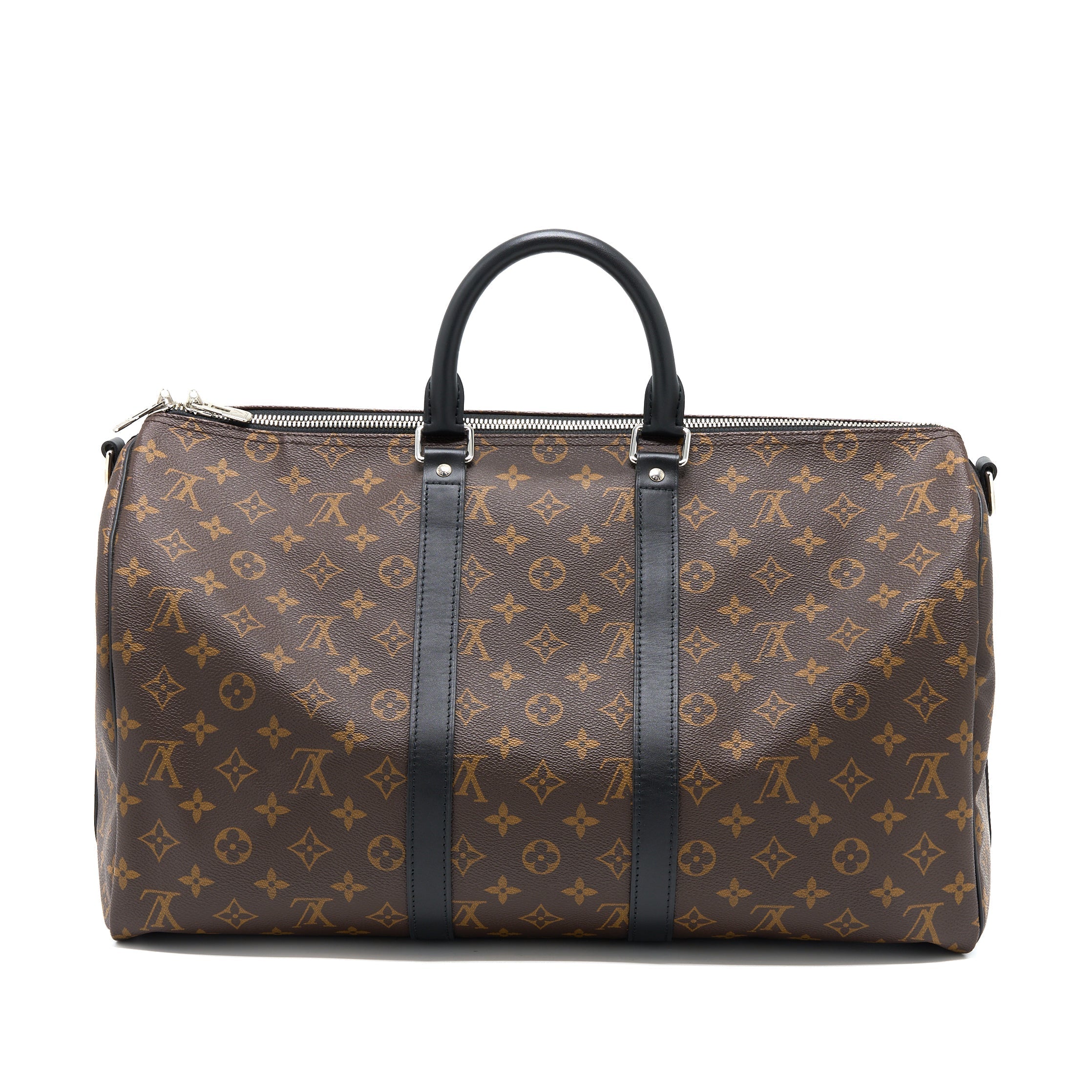 KEEPALL BANDOULIERE 45 MONOGRAM MACASSAR CANVAS SHW