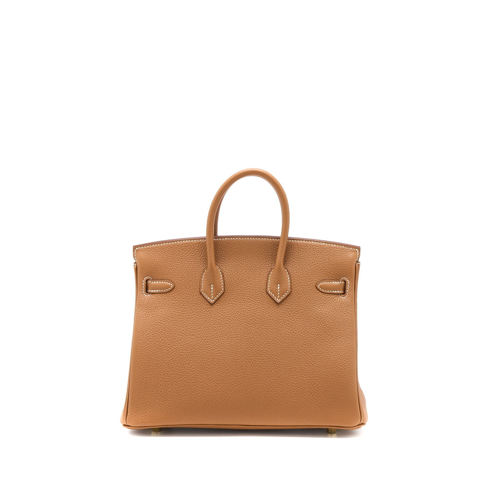 HERMES BIRKIN 25 TOGO GOLD WITH GHW
