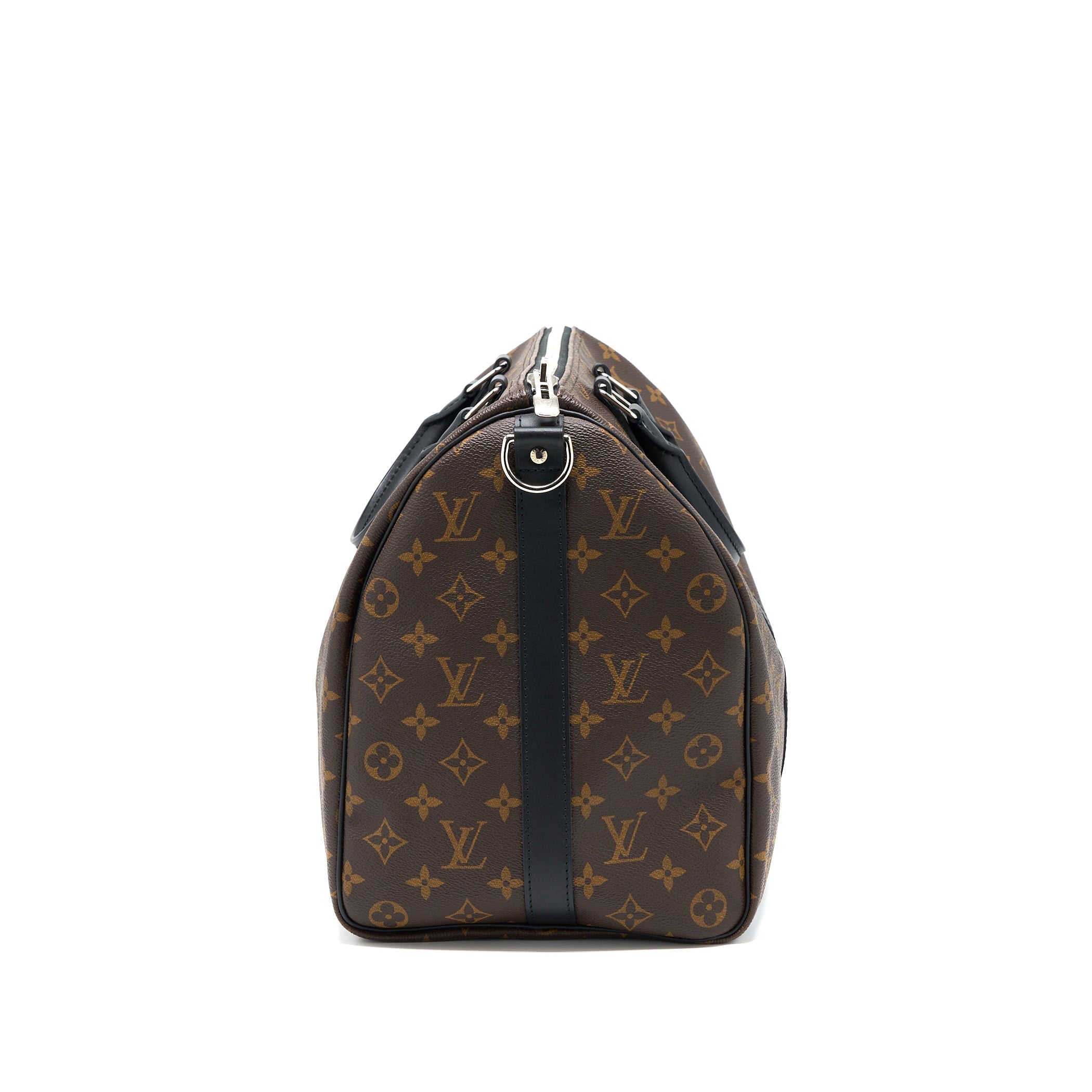 KEEPALL BANDOULIERE 45 MONOGRAM MACASSAR CANVAS SHW