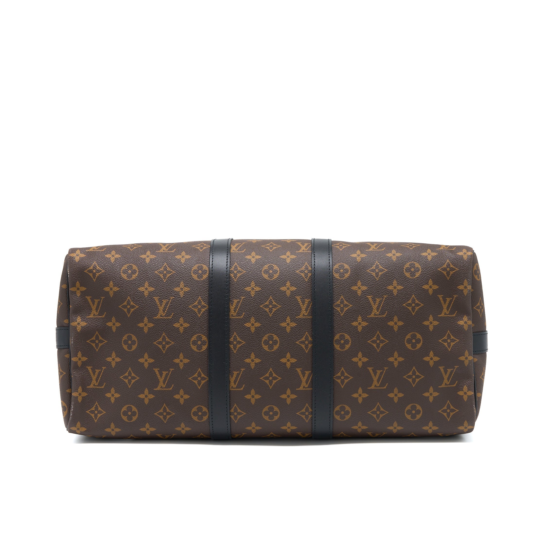 KEEPALL BANDOULIERE 45 MONOGRAM MACASSAR CANVAS SHW