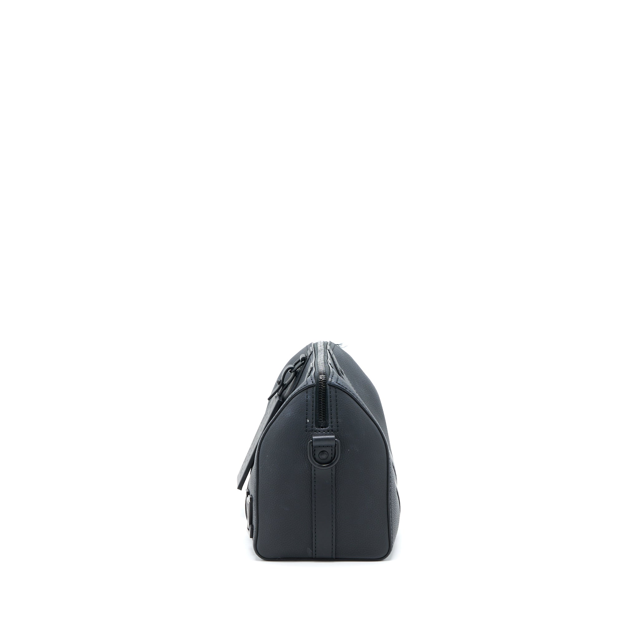 CITY KEEPALL GRAINED CALFSKIN BLACK WITH BLACK HARDWARE (NEW VERSION)