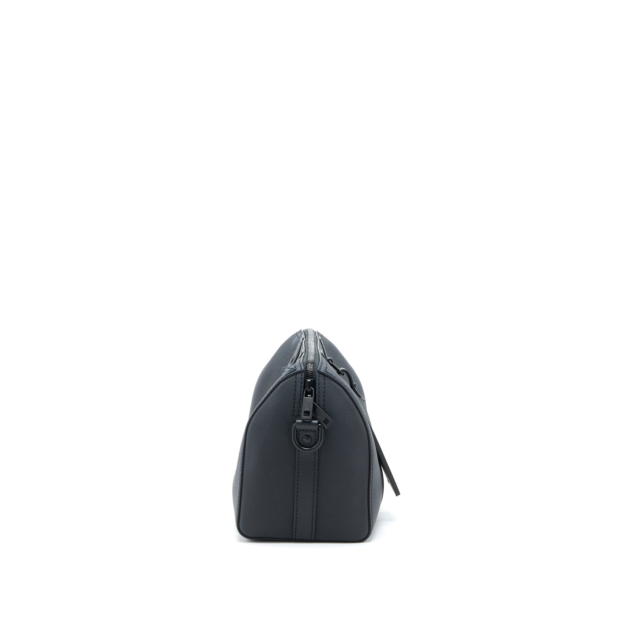 CITY KEEPALL GRAINED CALFSKIN BLACK WITH BLACK HARDWARE (NEW VERSION)