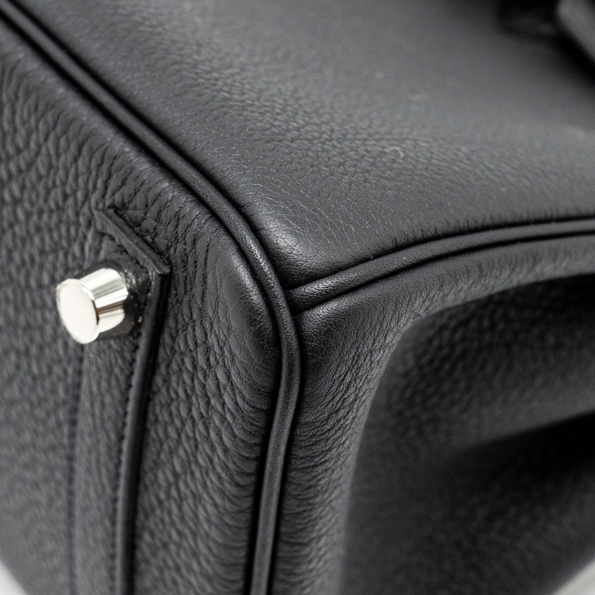 HERMES BIRKIN 25 TOUCH TOGO/ALLIGATOR MISSISSIPPIENSIS MAT BLACK SHW