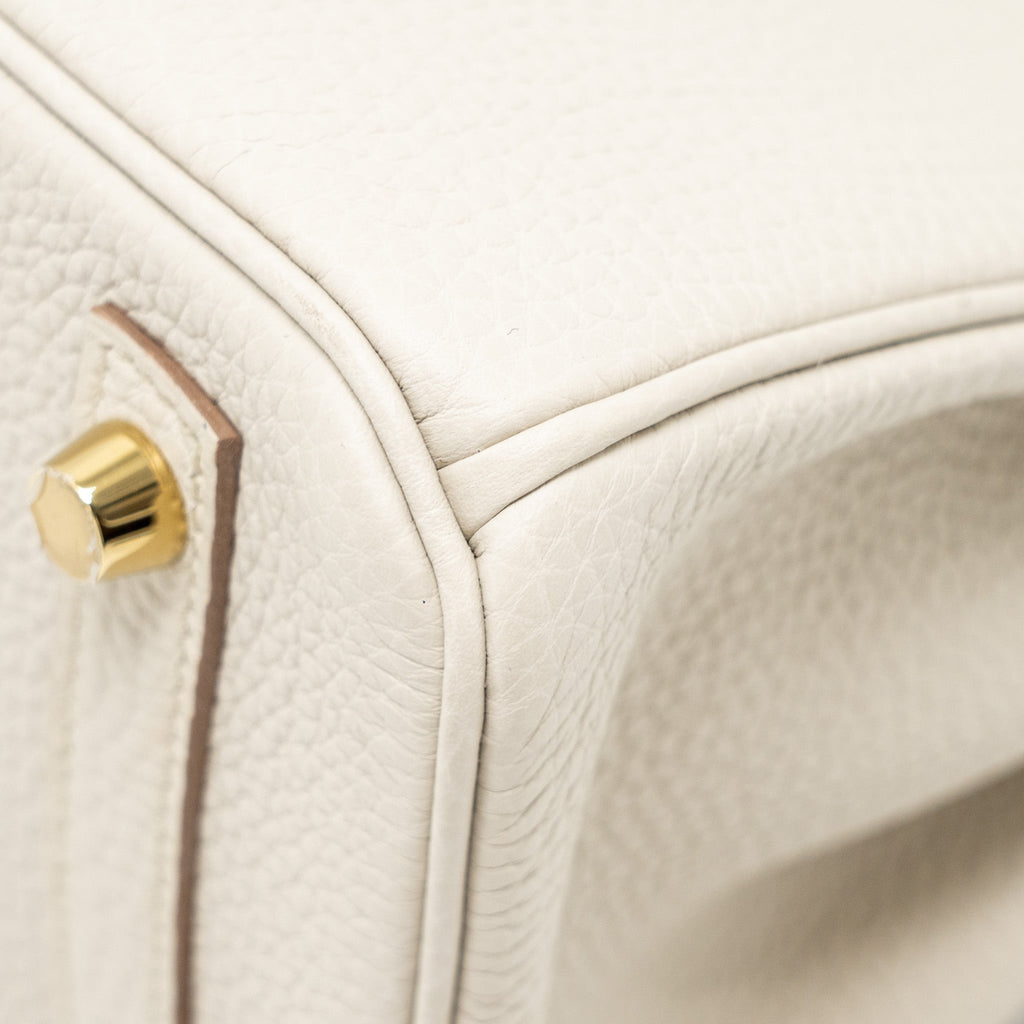 HERMES BIRKIN 25 TOGO BETON GHW