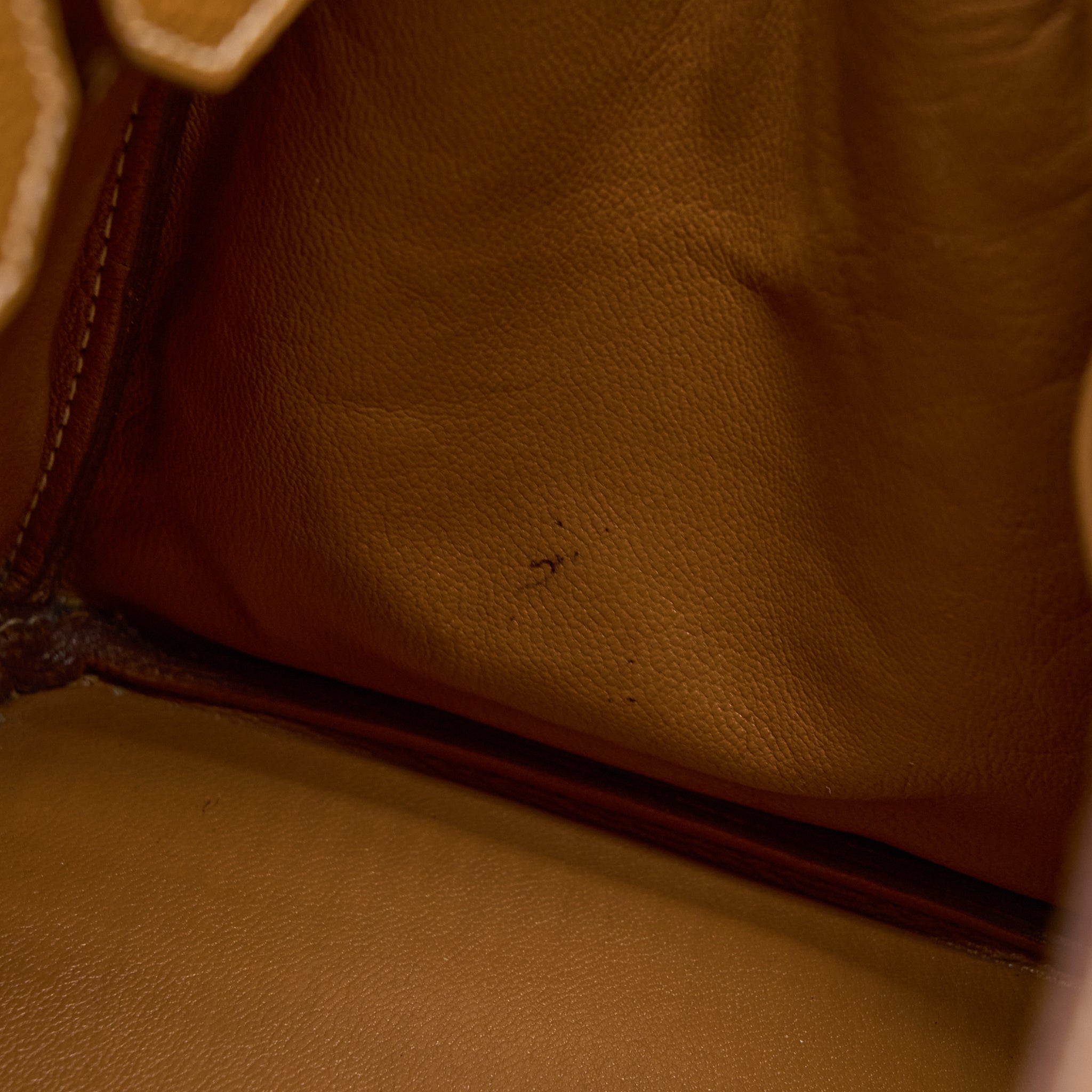 HERMES VINTAGE BIRKIN 35 COURCHEVEL NATURAL SABLE GHW