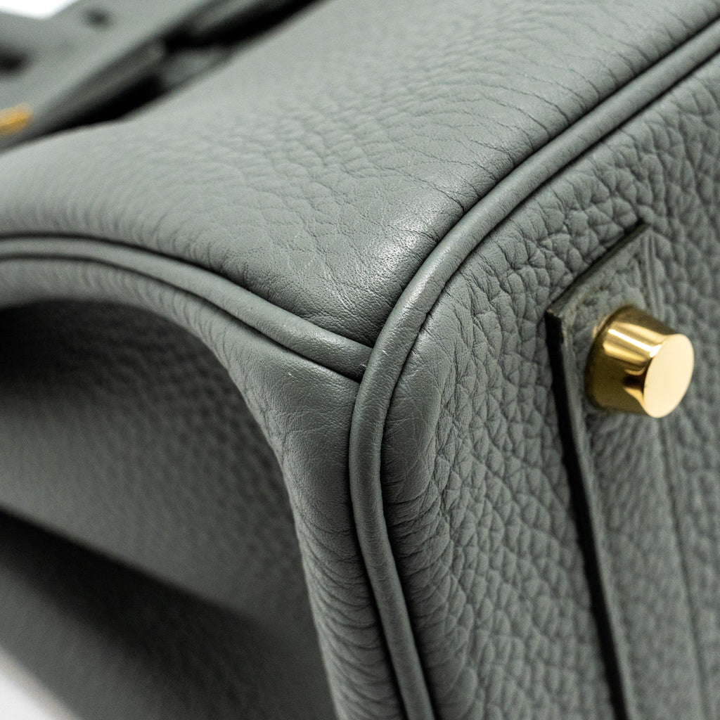 HERMES BIRKIN 30 TOGO VERT AMANDE GHW