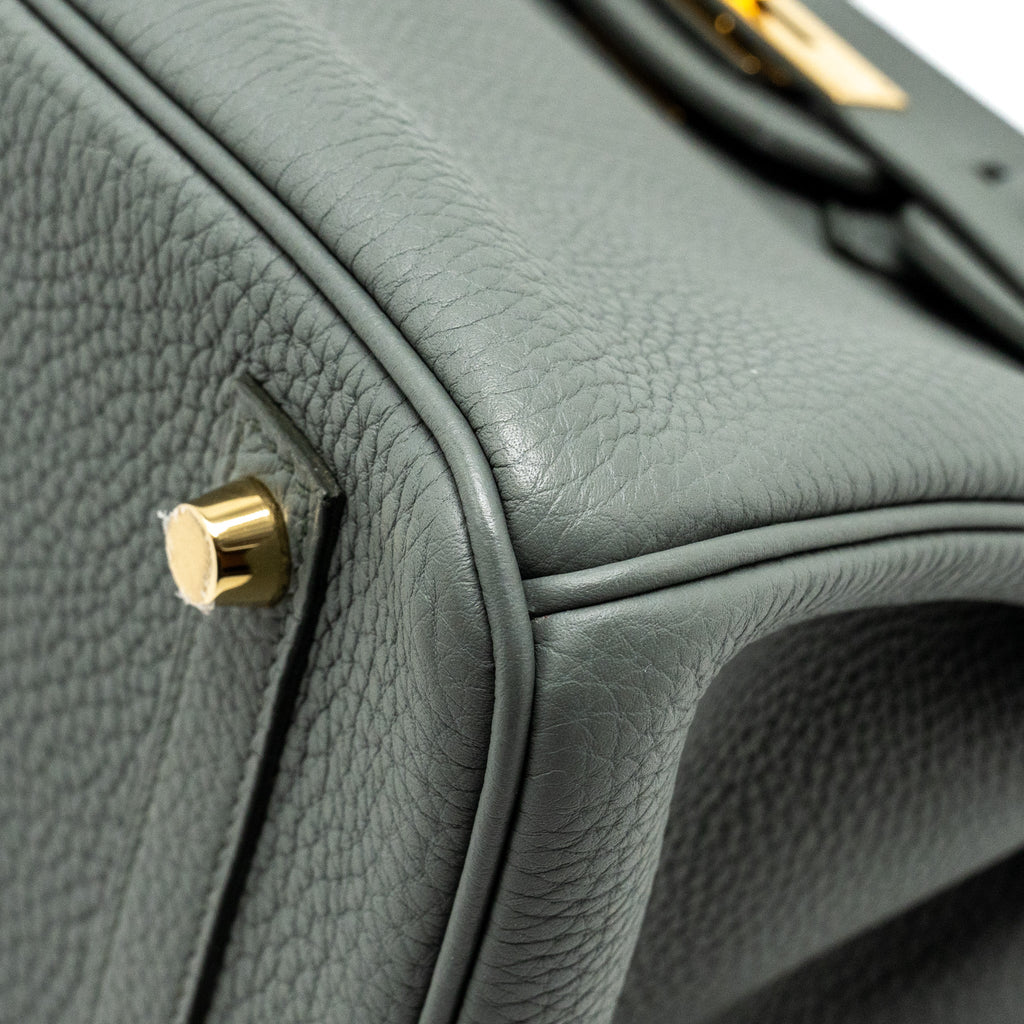 HERMES BIRKIN 30 TOGO VERT AMANDE GHW