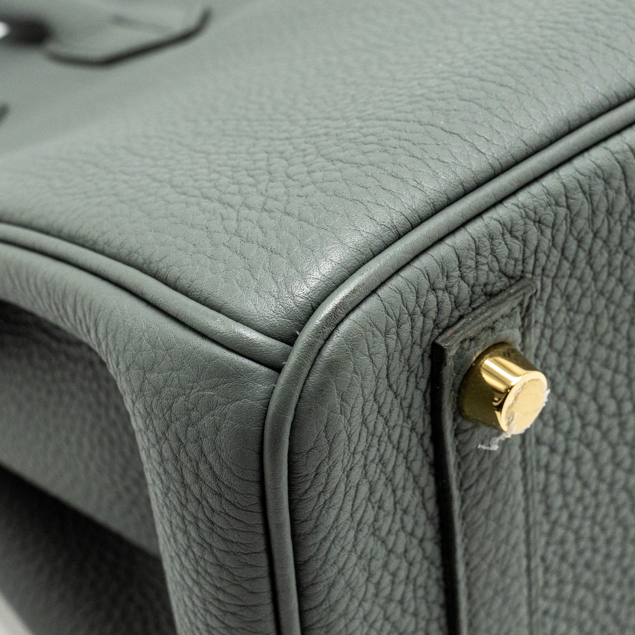 HERMES BIRKIN 30 TOGO VERT AMANDE GHW