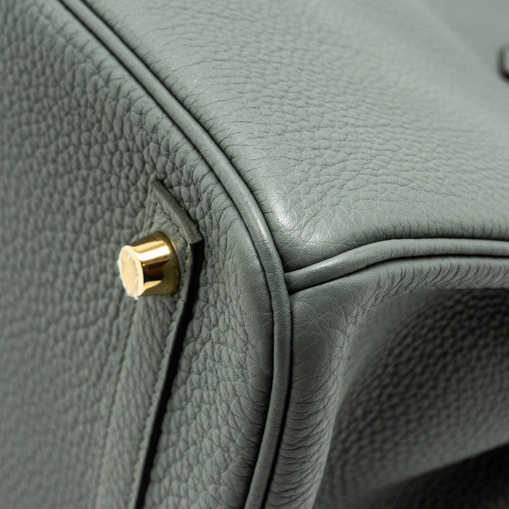 HERMES BIRKIN 30 TOGO VERT AMANDE GHW