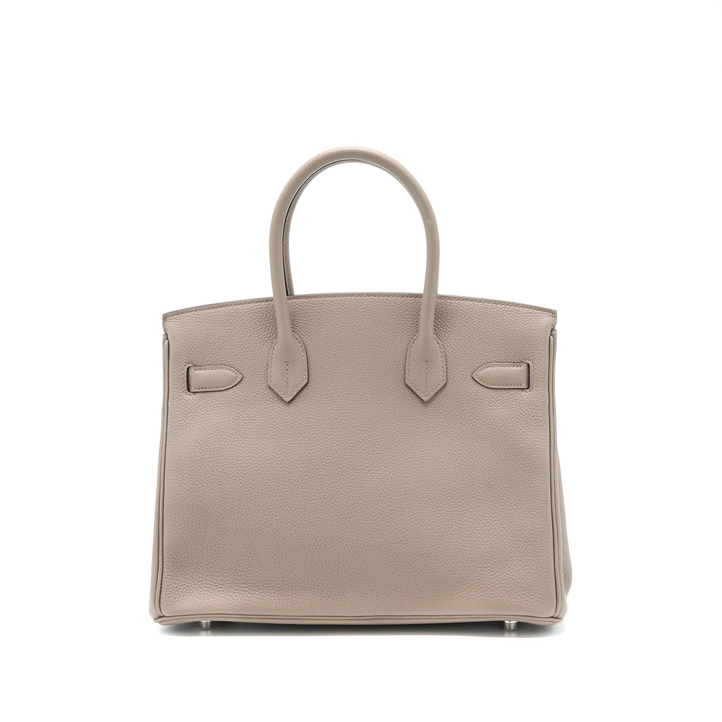 HERMES BIRKIN 30 TOGO M8 GRIS ASPHALT SHW
