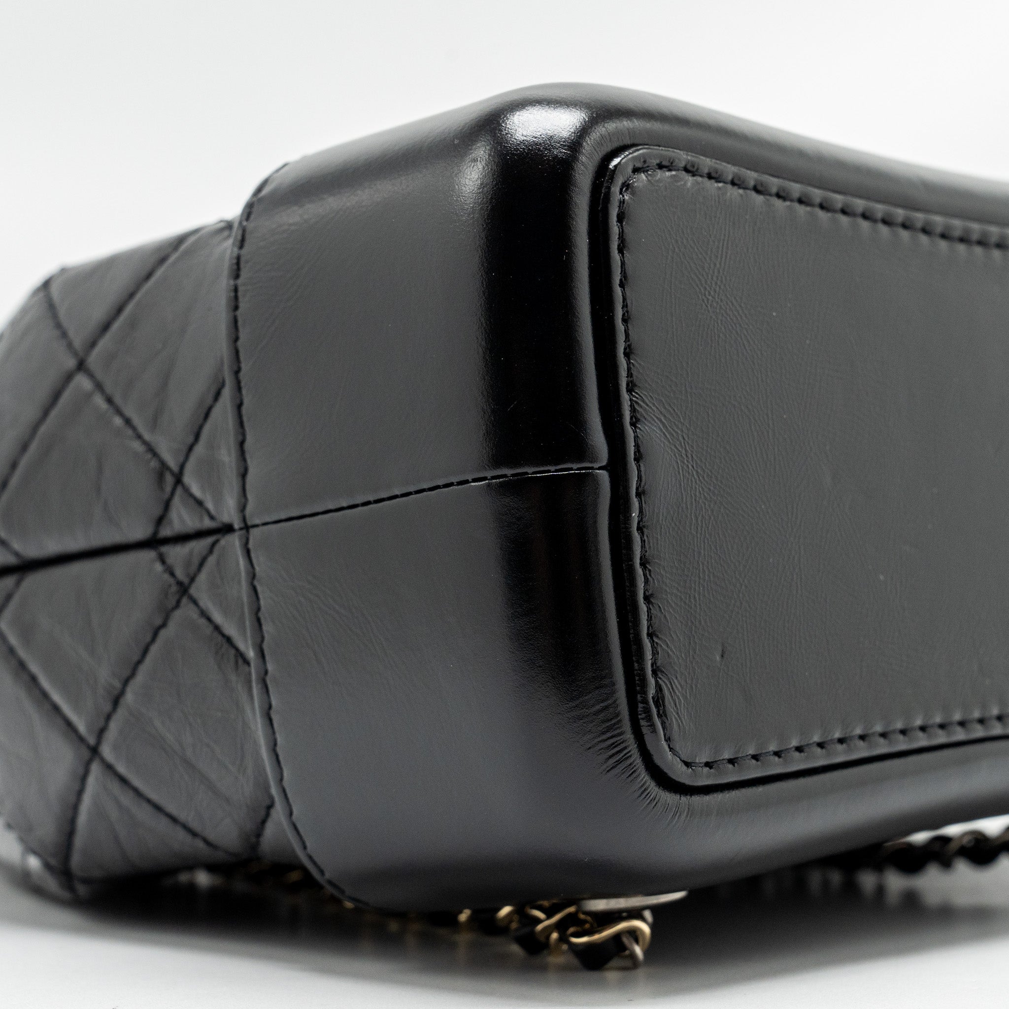 SMALL GABRIELLE BACKPACK AGED CALFSKIN BLACK MULTICOLOUR COLOUR HARDWARE (MICROCHIP)